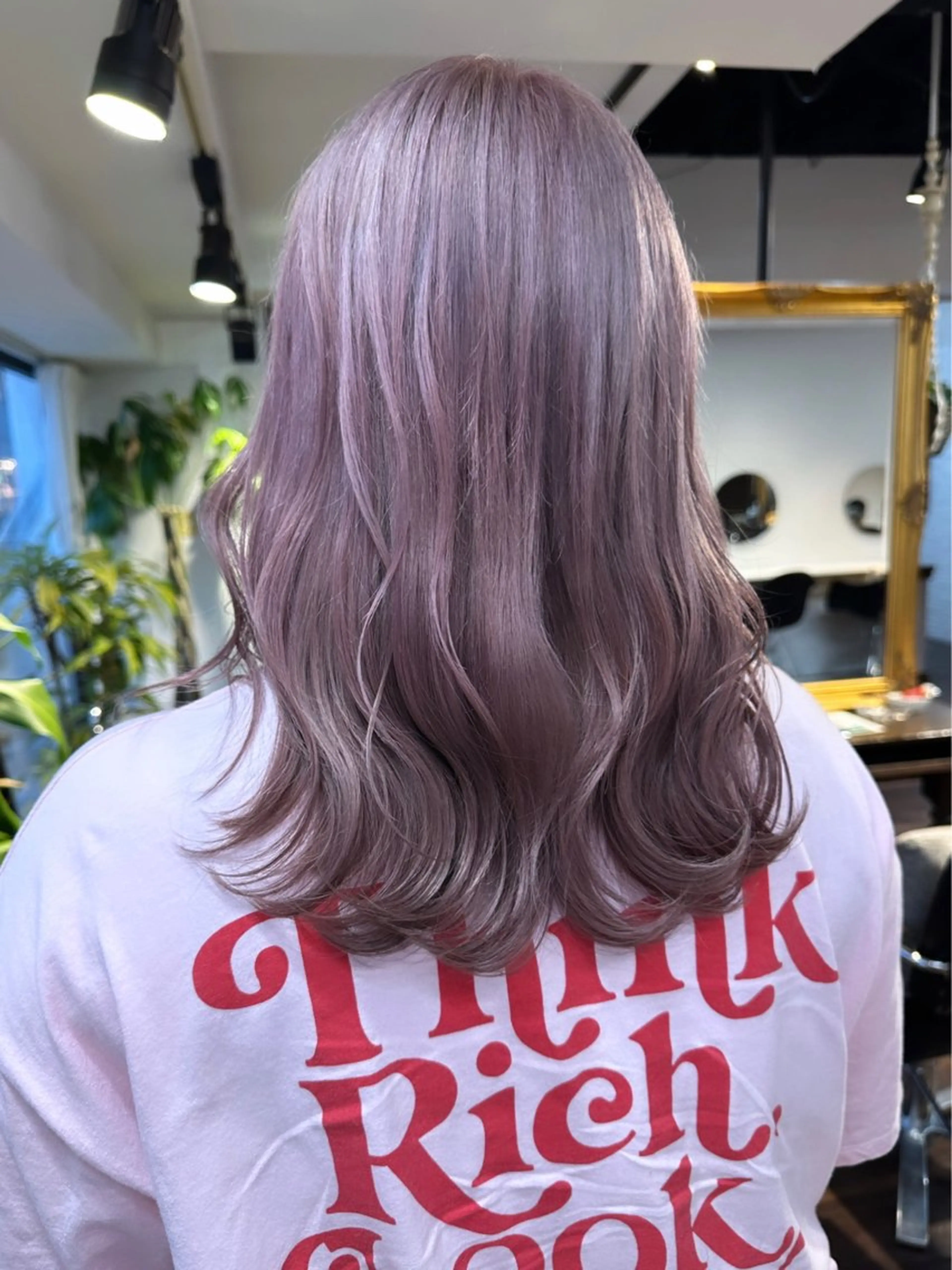 セミロング カラー ヘアアレンジ カット ヘアカラー トリートメント 心斎橋ダブルカラー ボブ/レイヤーのヘアスタイル