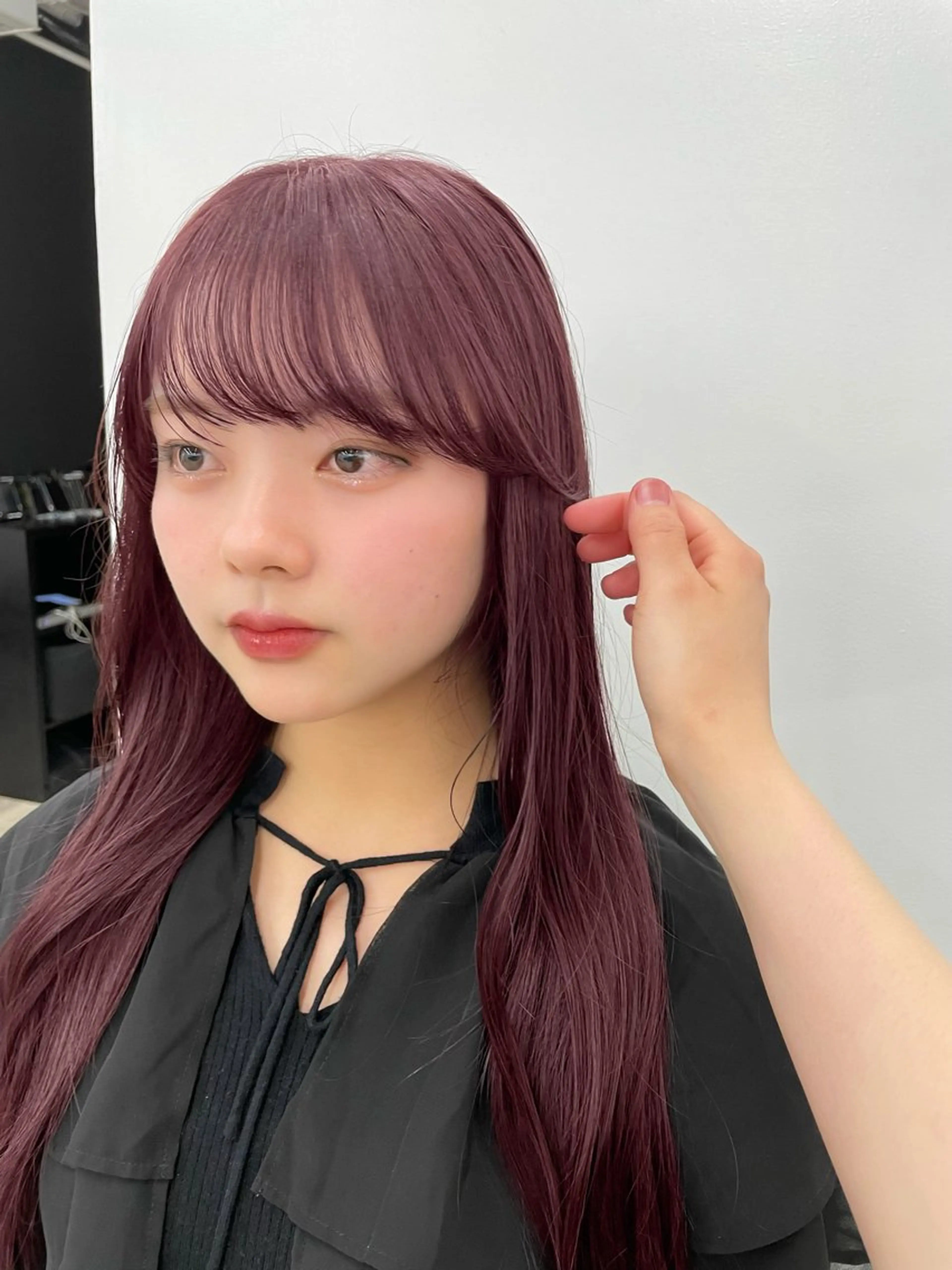 ロング カラー ヘアカラー 🍑暖色カラー／ アレンジ／真希🎀のヘアスタイル