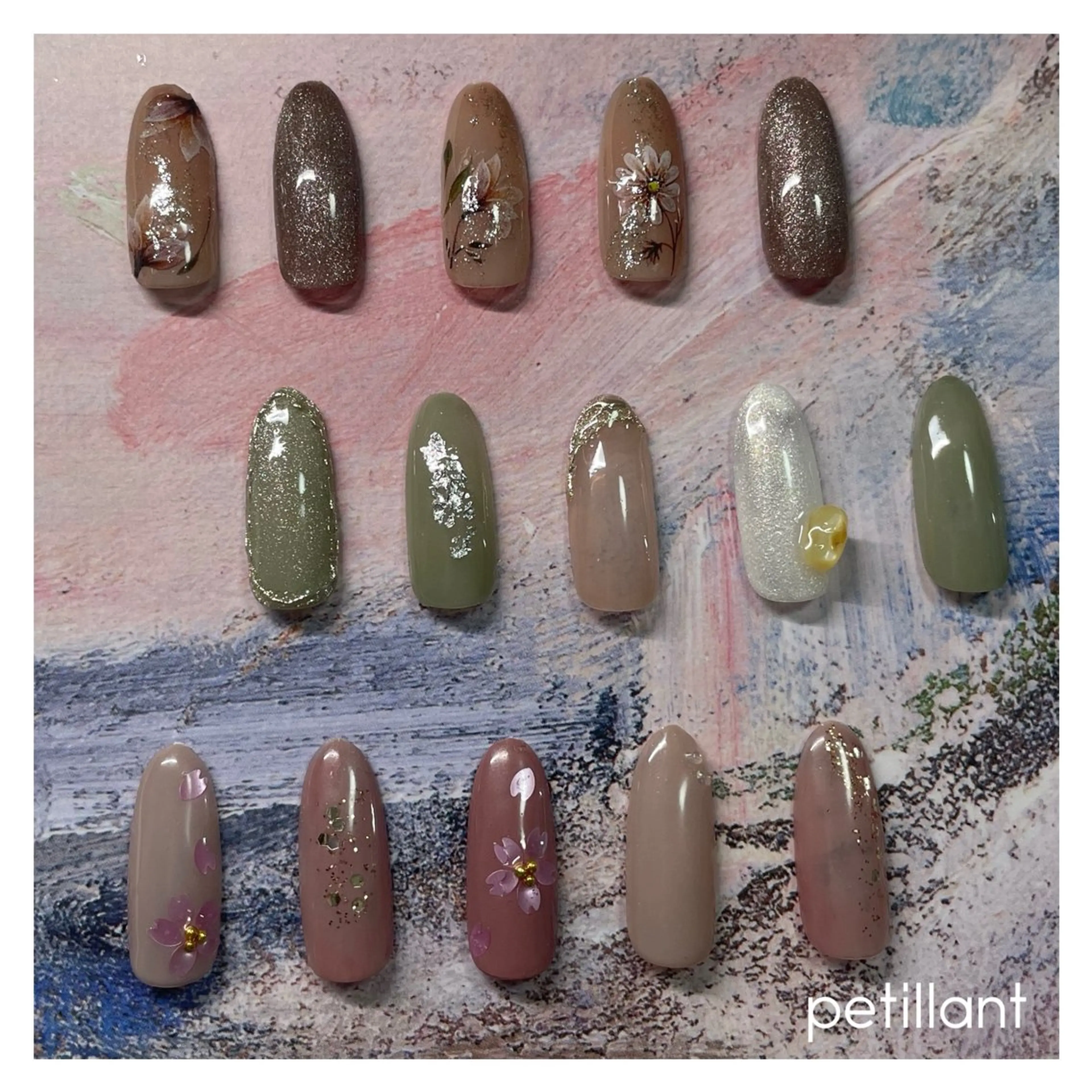 ネイル マットネイル petillant所属・nail salon petillantのネイルデザイン