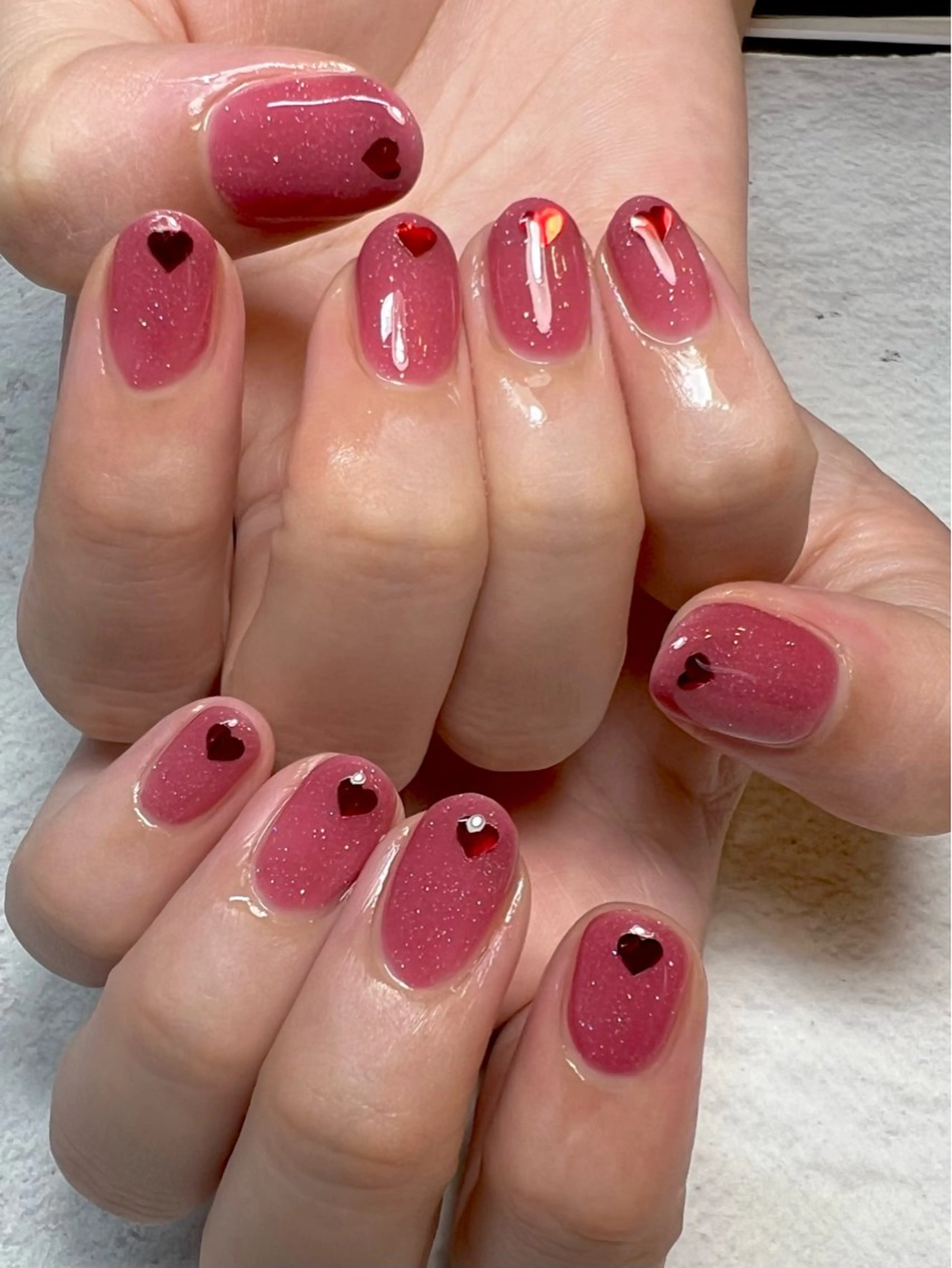 ネイル 氷ネイル・うるうるネイル 韓国ネイル フットネイル Nail Salon&School REPLENDA所属・REPLENDA/ azusa(石井梓)のネイルデザイン