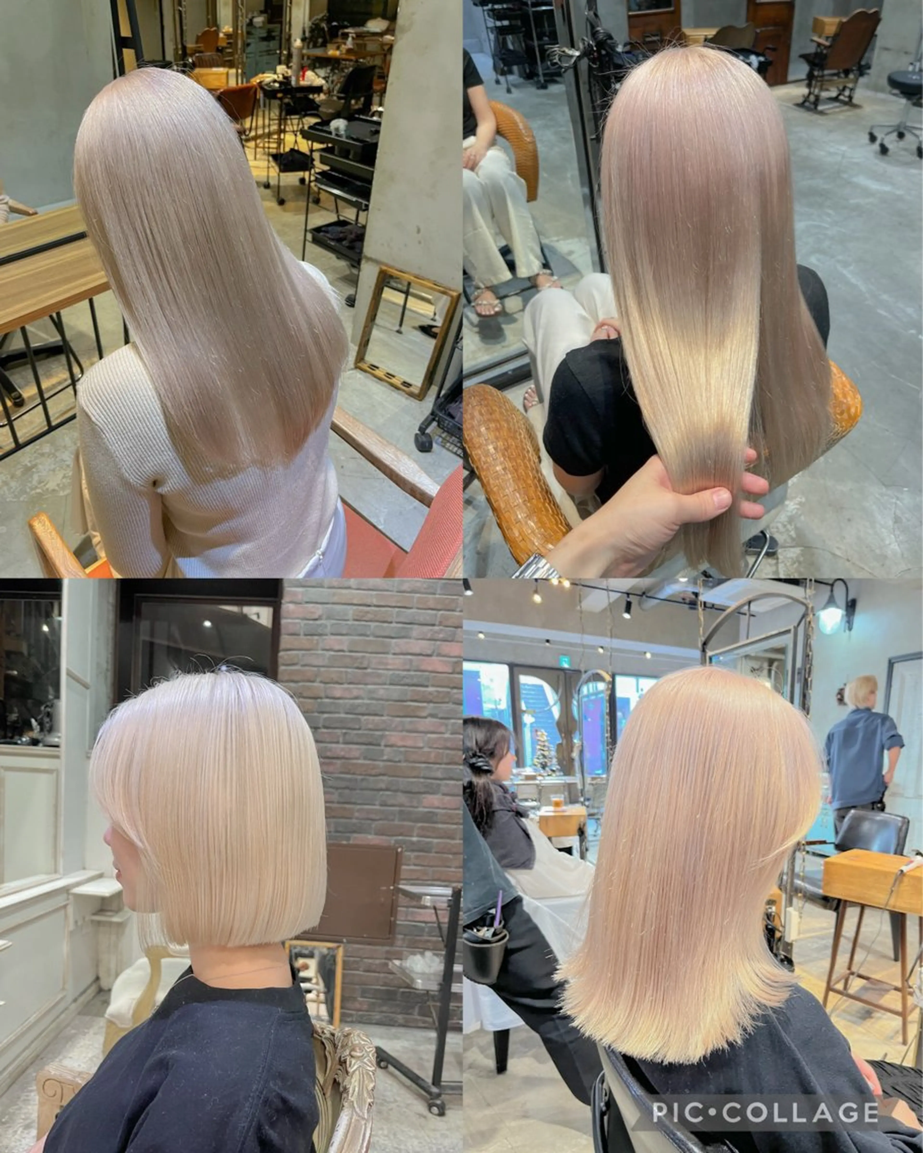 セミロング カラー ヘアカラー トリートメント ヘアセット 垢抜けヘア 🍯ayumi🍯のヘアスタイル