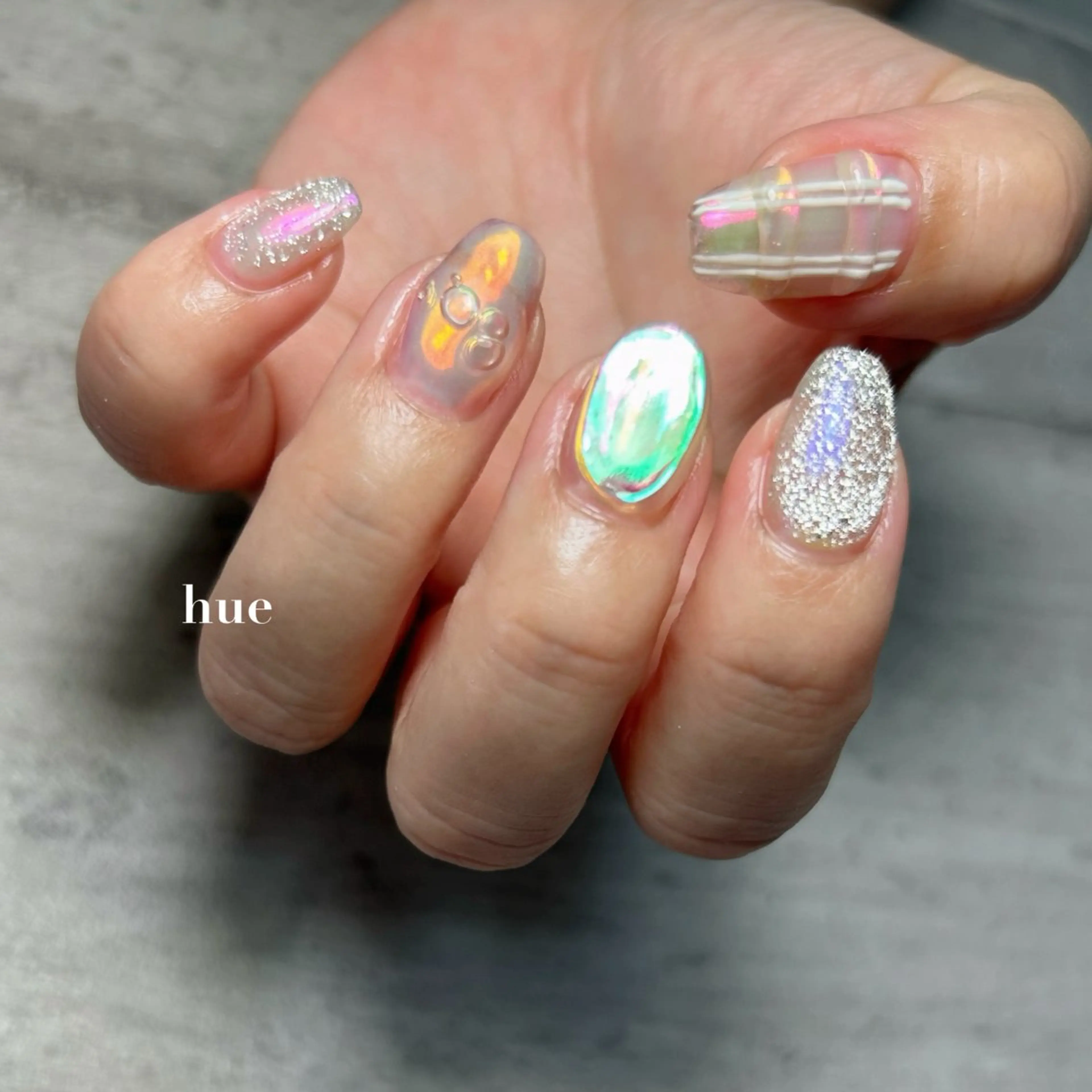 ネイル hue nailのネイルデザイン