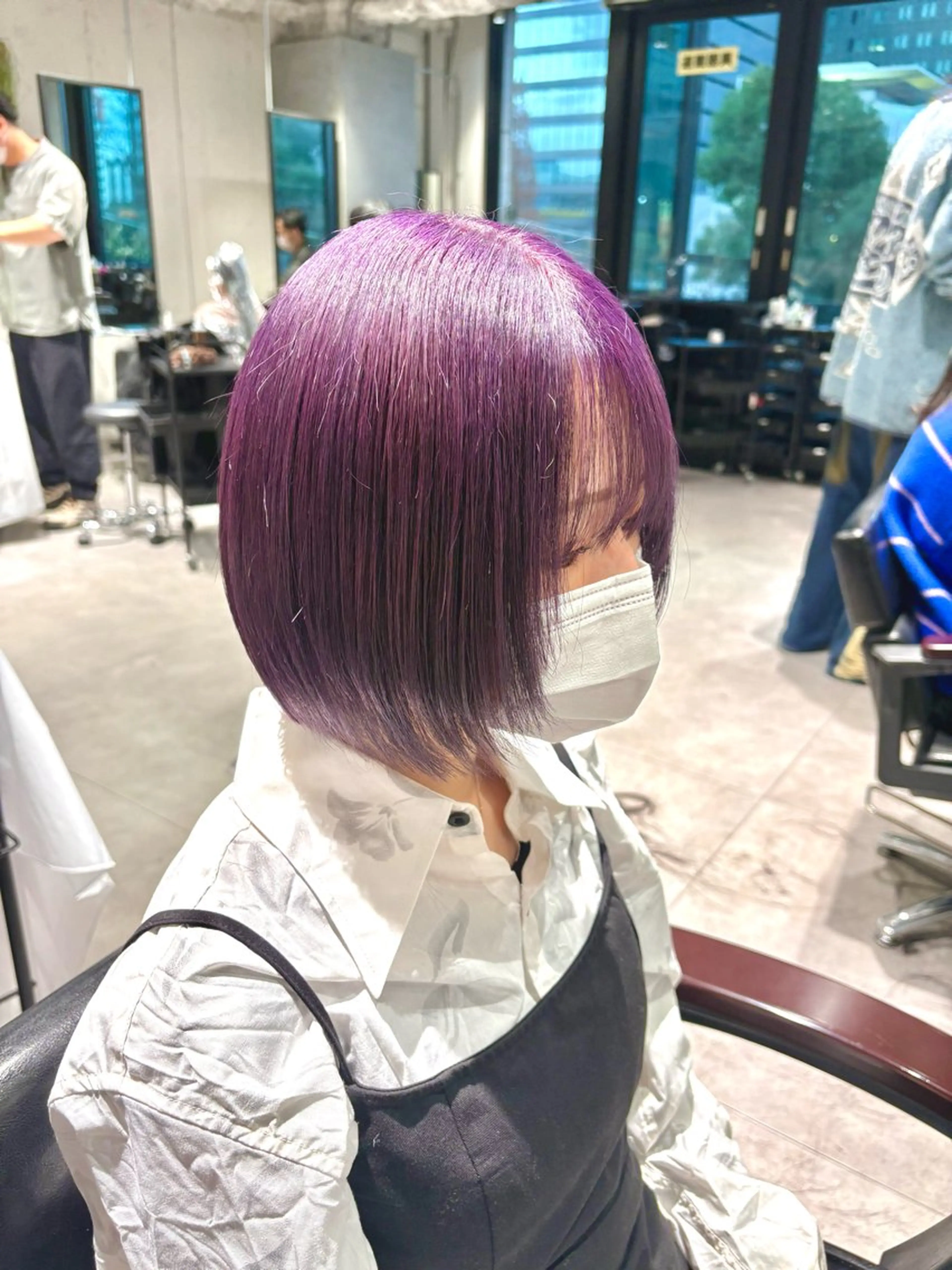 ショート カラー カット ヘアカラー トリートメント CHERIM ❤️‍🔥新家光葉のヘアスタイル