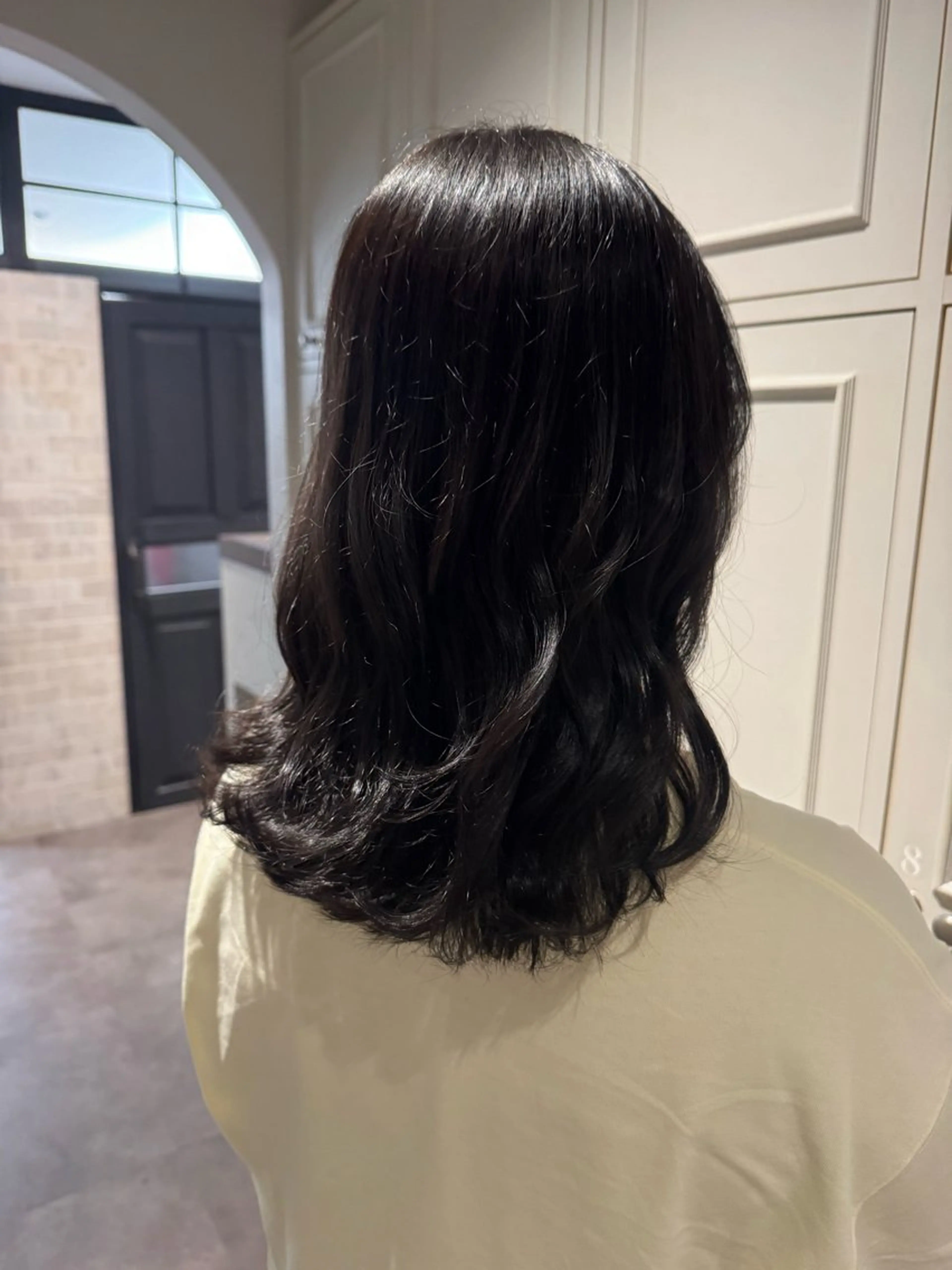 セミロング カラー 中山 涼華のヘアスタイル