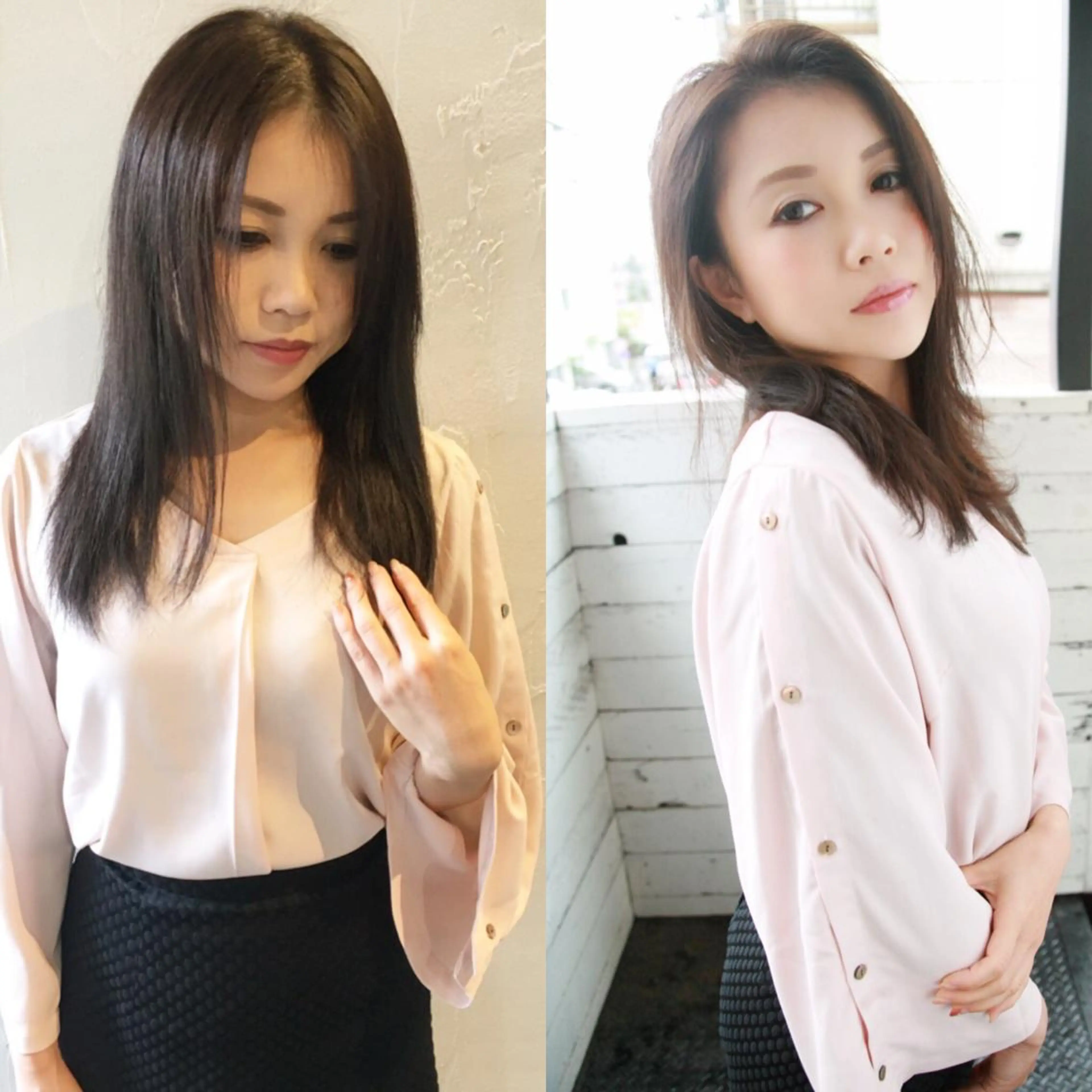 セミロング hertim所属・髪質改善縮毛矯正 専門店のヘアスタイル