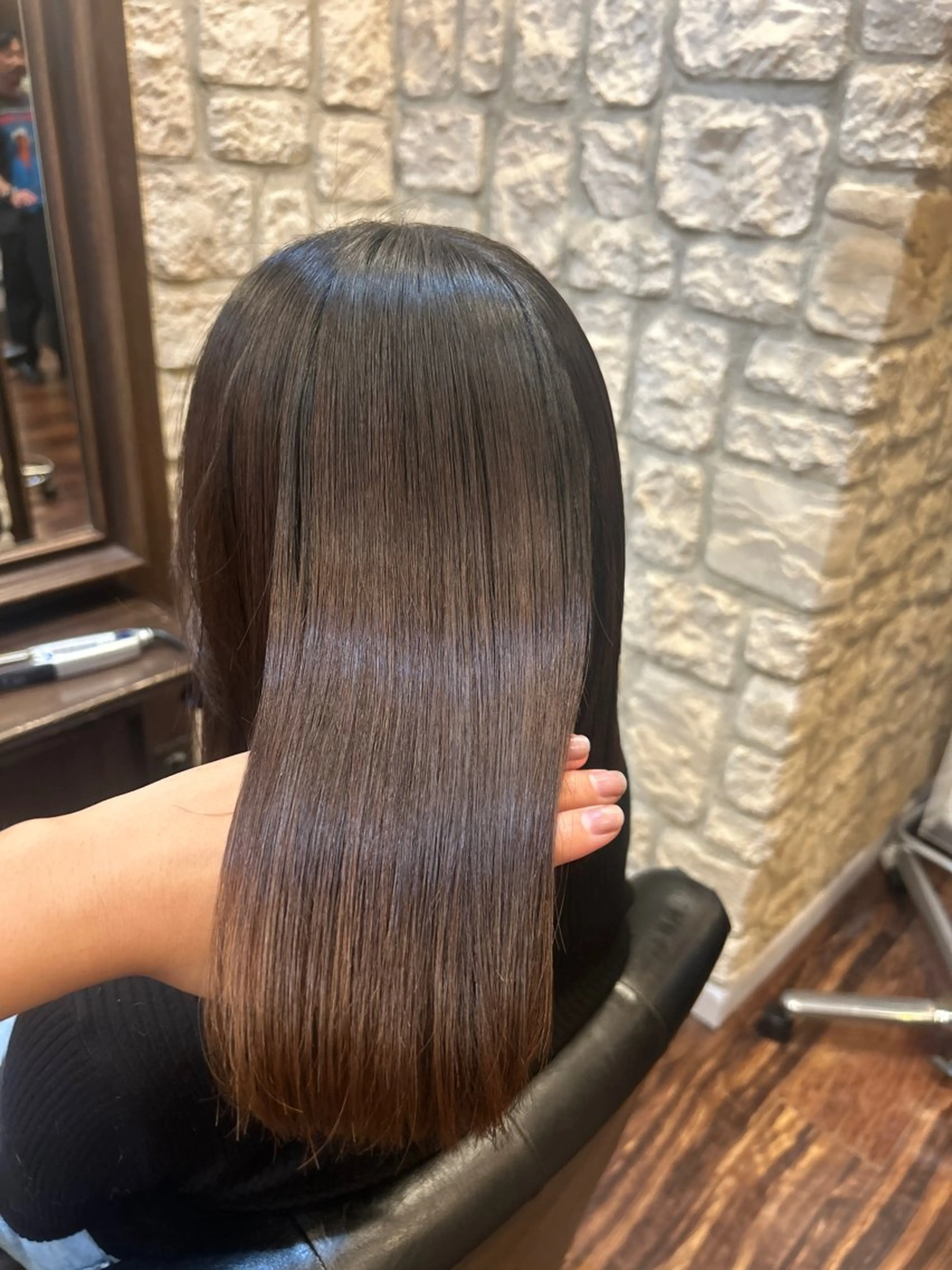 ミディアム 縮毛矯正 MIKU ♡彡のヘアスタイル