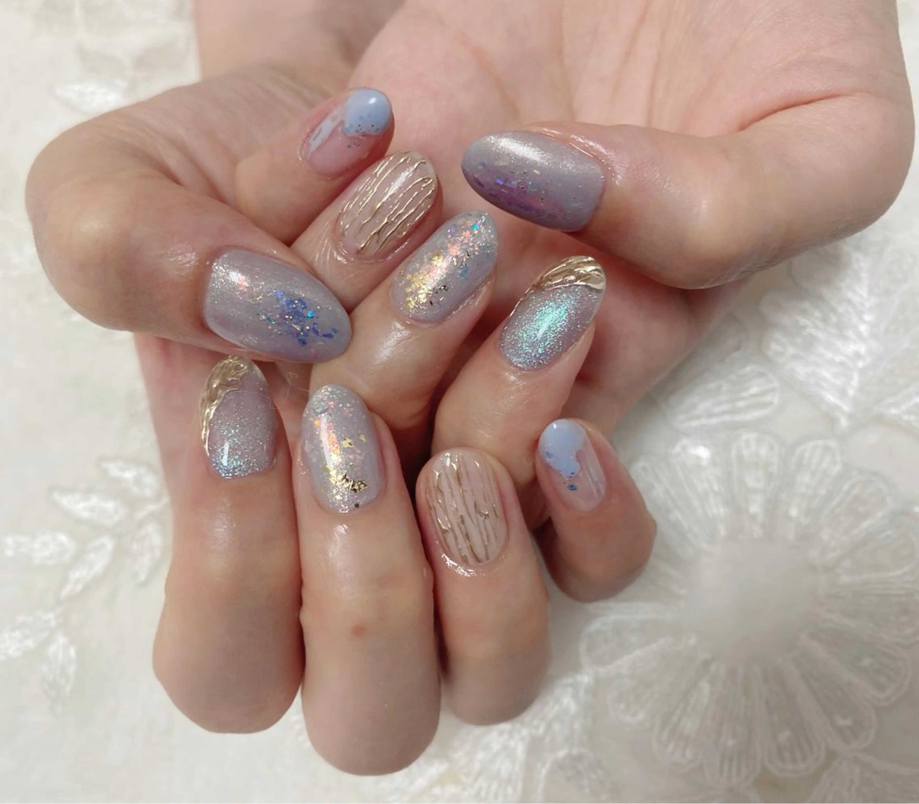 ネイル 持ち込み ニュアンスネイル ALITA 池袋店✨のマツエク・マツパデザイン