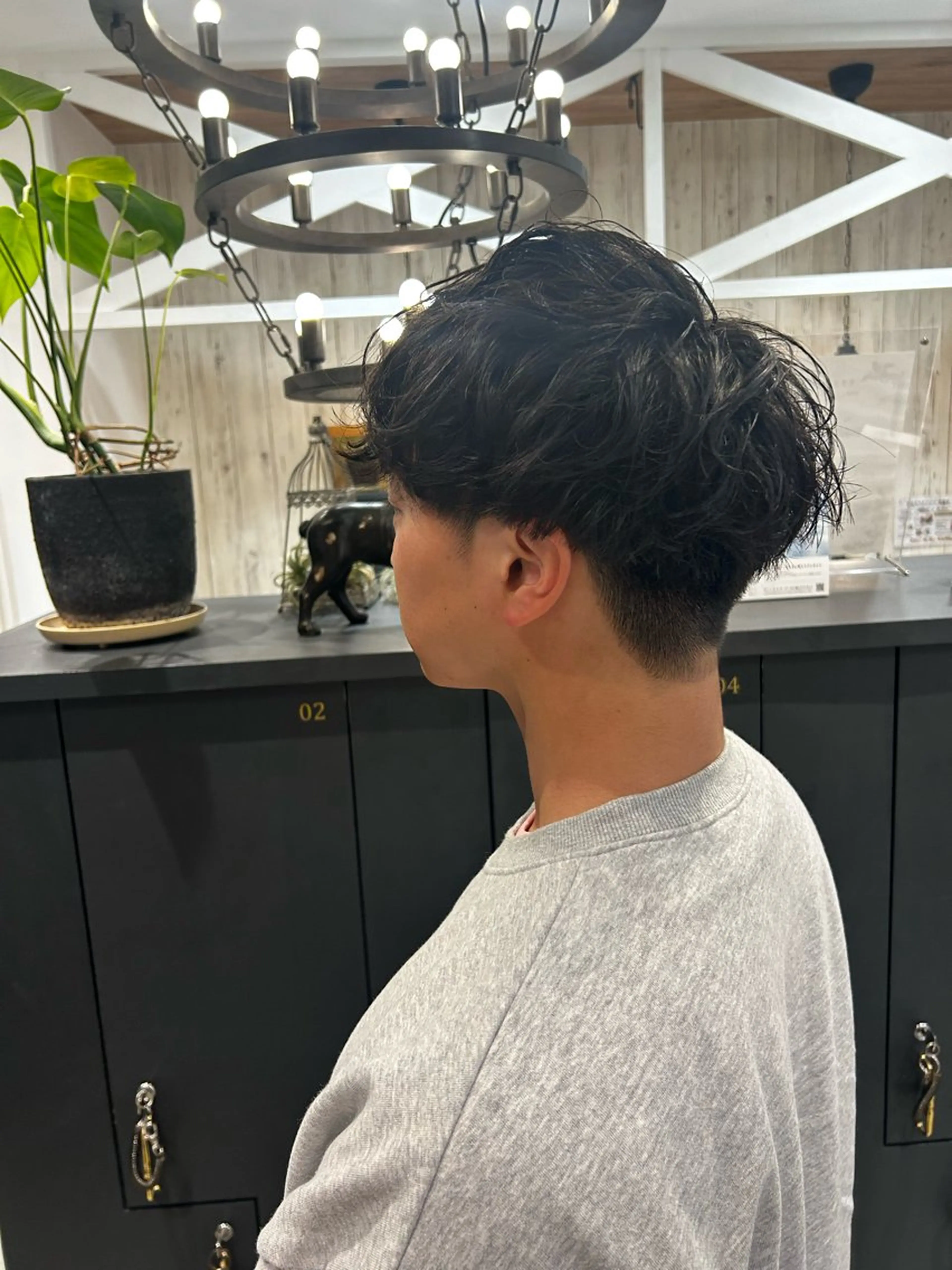 メンズ メンズパーマ カット ヘッドスパ 大槻 ハルカのヘアスタイル