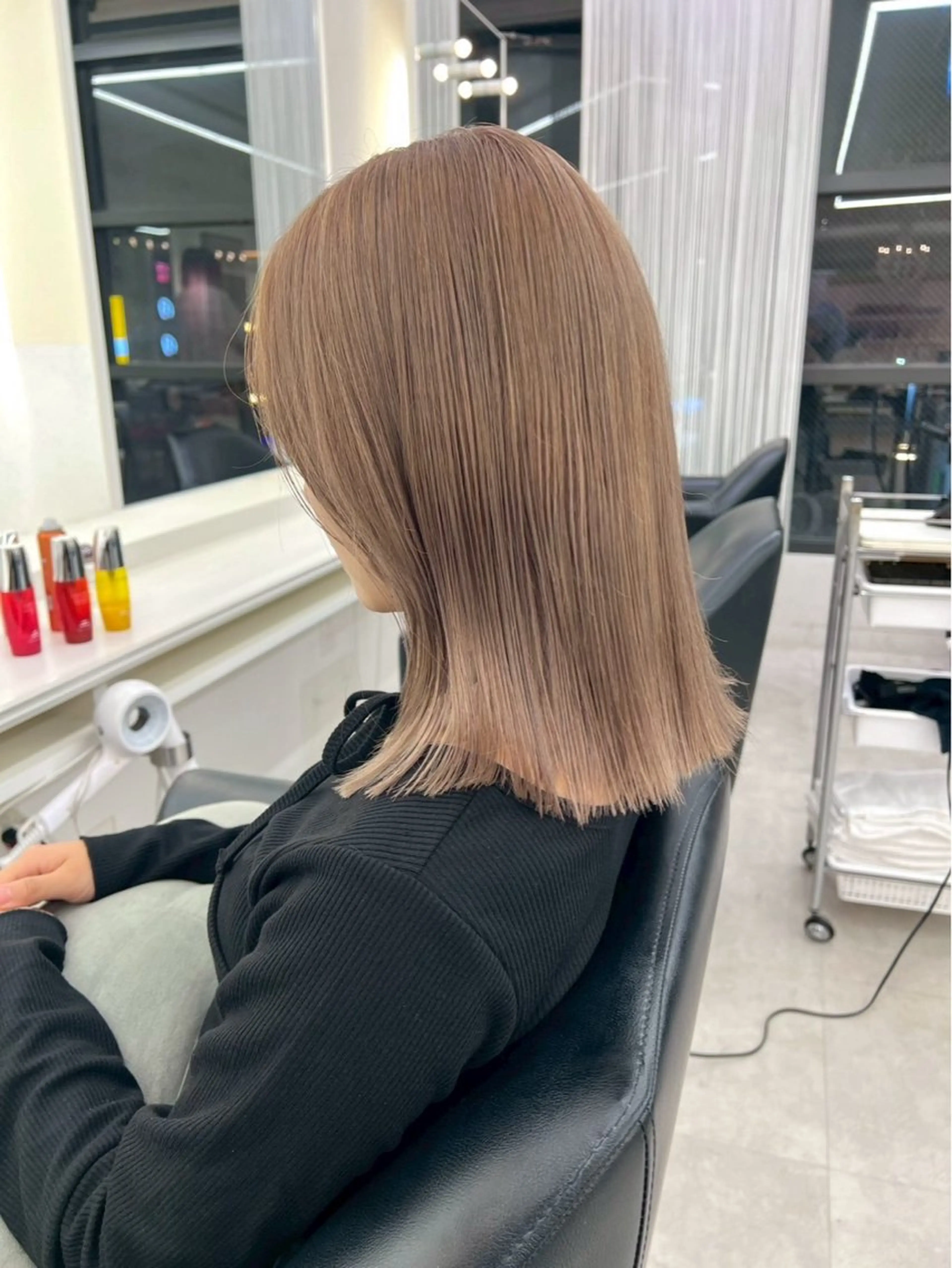 ミディアム カラー ヘアカラー ParveMix🎀 稲垣詞葉のヘアスタイル