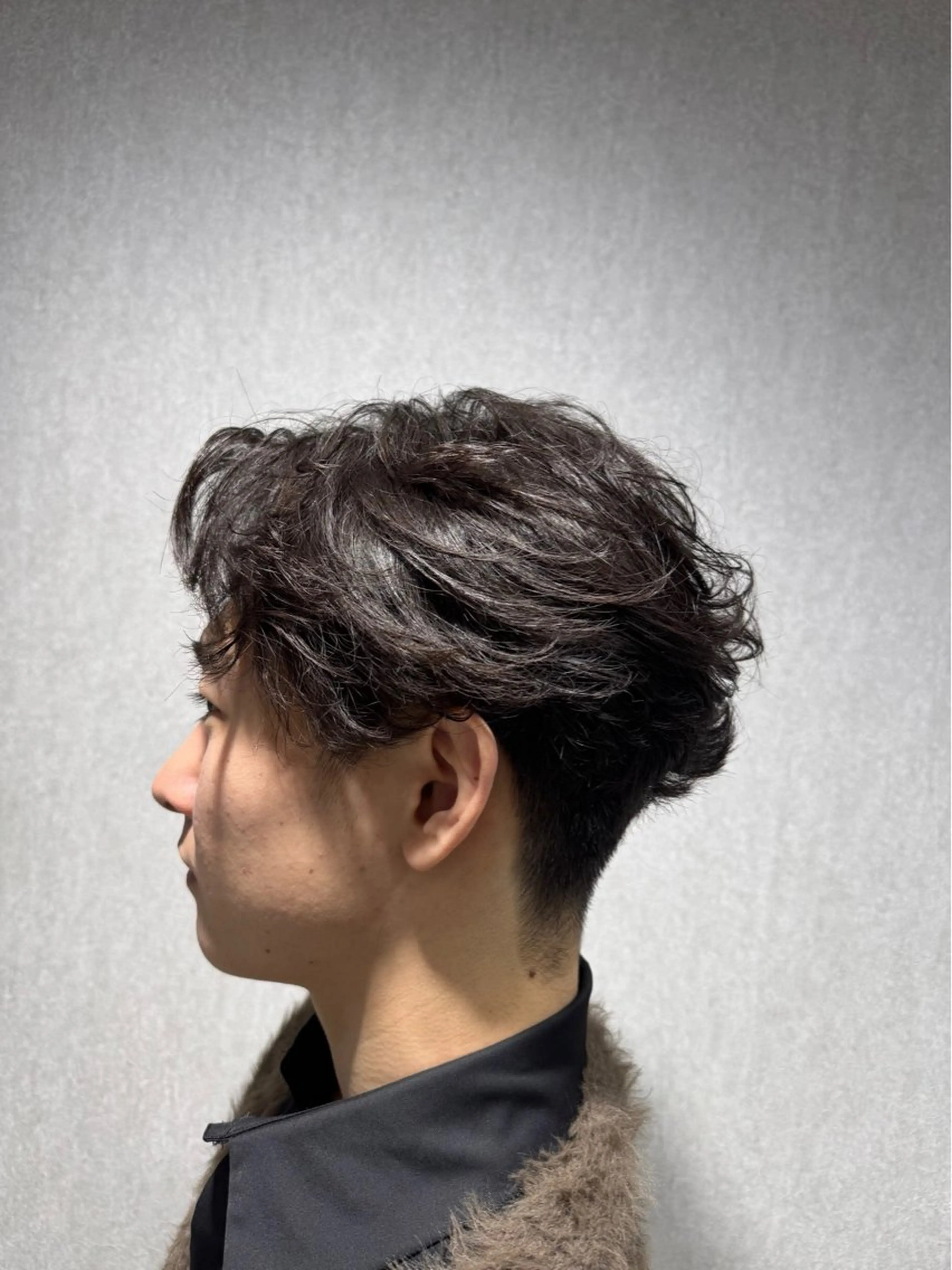 パーマ メンズ フェザーパーマ メンズパーマ 曲がる縮毛/カルマパ ーマ/池袋/横村大全のヘアスタイル