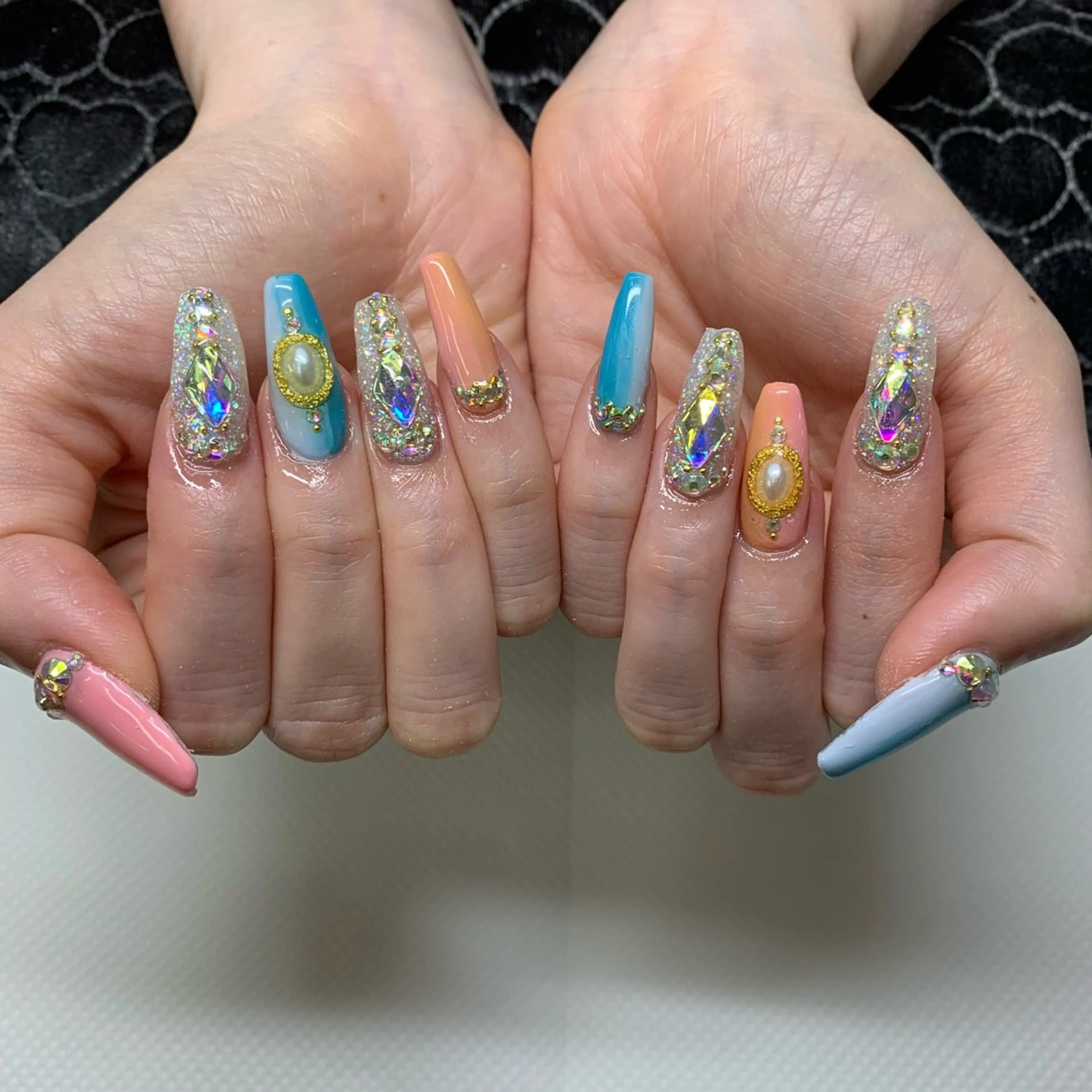 ネイル グラデーション 夏ネイル my nail plus野江内代のネイルデザイン