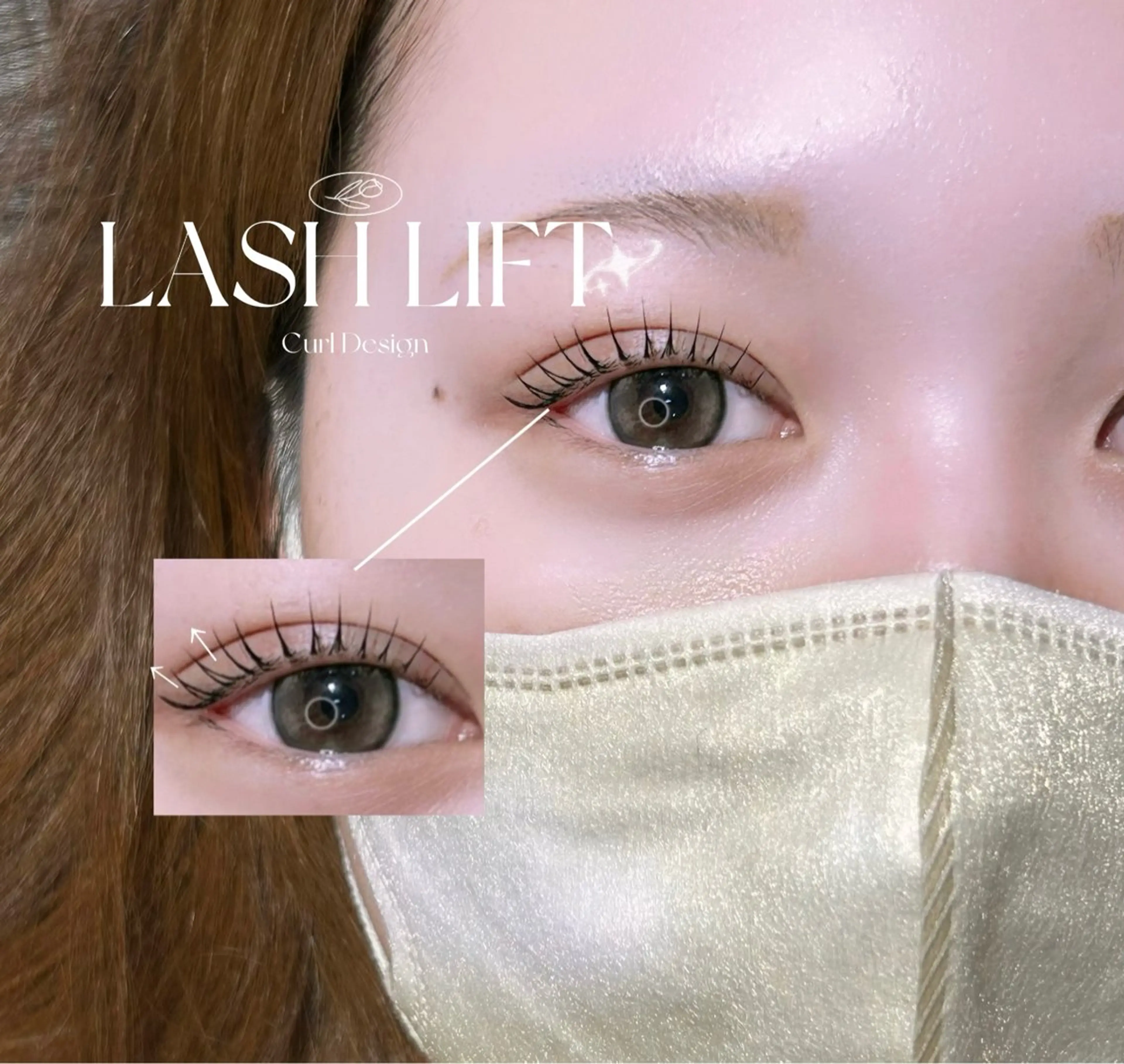 マツエク・マツパ 束感まつ毛 一重×まつ毛パーマ Crebia eyelash所属・Crebia🍒 mizukiのマツエク・マツパデザイン