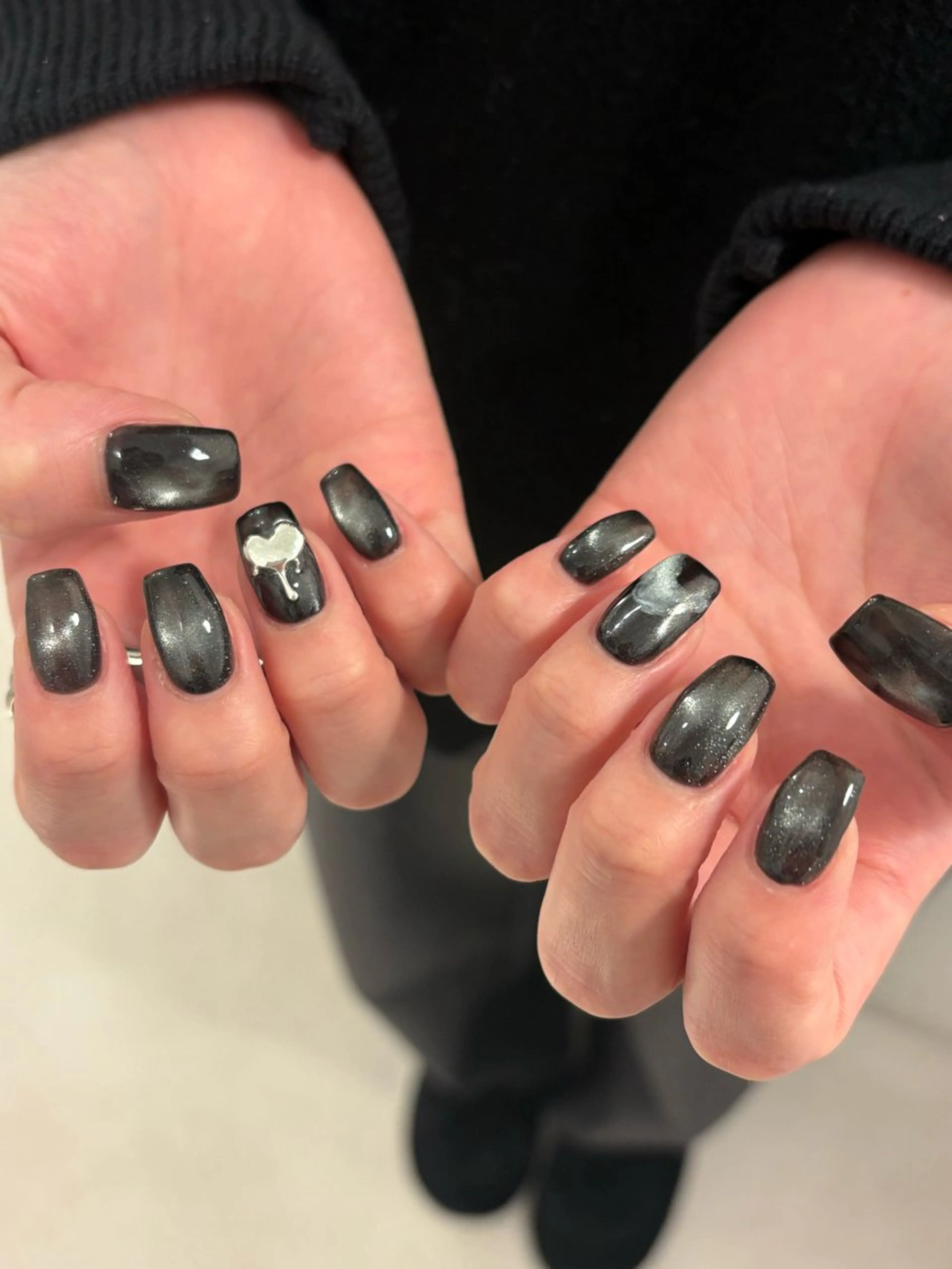 ネイル マグネットネイル ハンドネイル Rich+nail Mayuのネイルデザイン