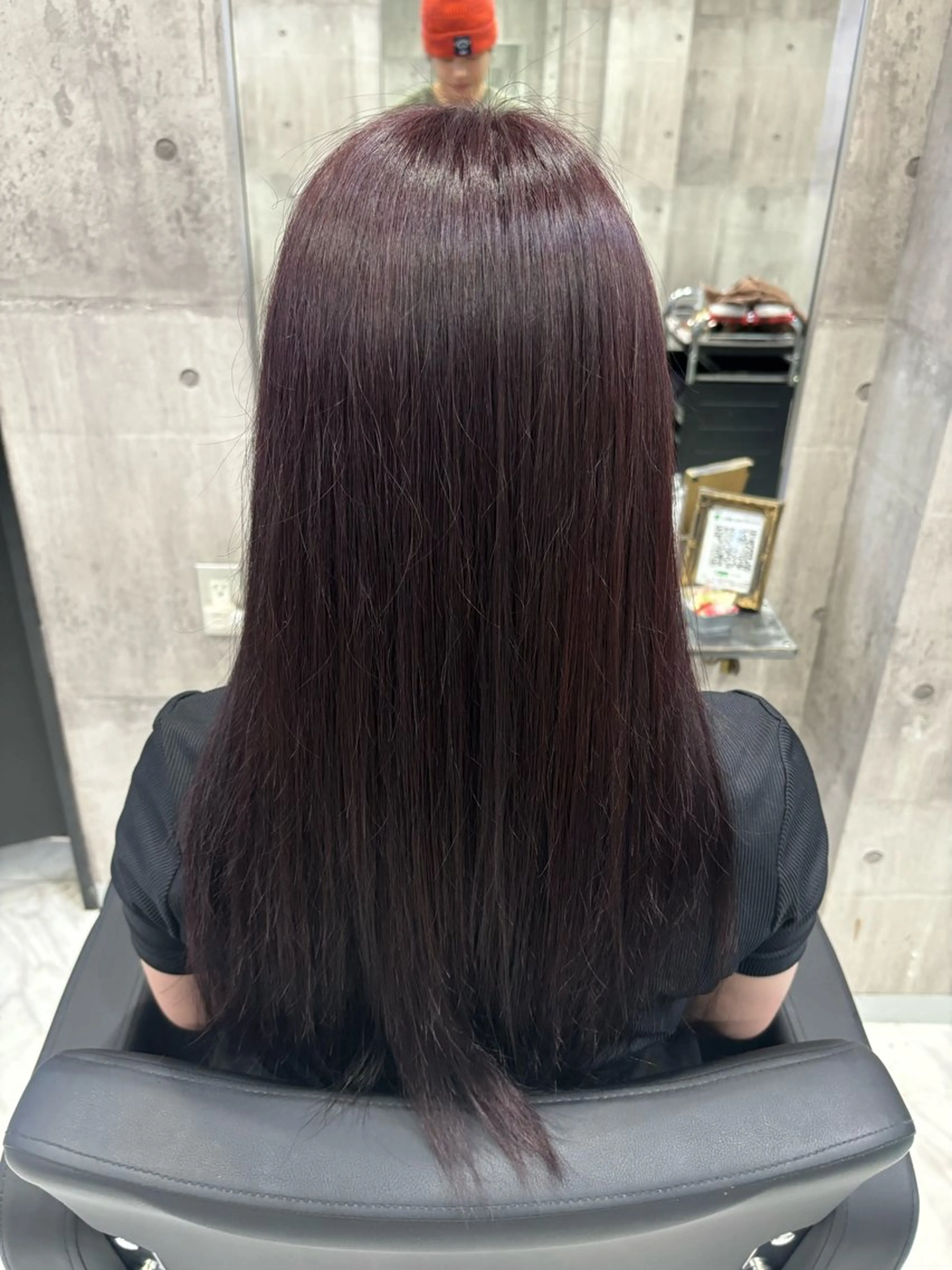 ロング ヘアカラー トリートメント ボブ／"質感再生"艶 カラー🫧sHOMaのヘアスタイル