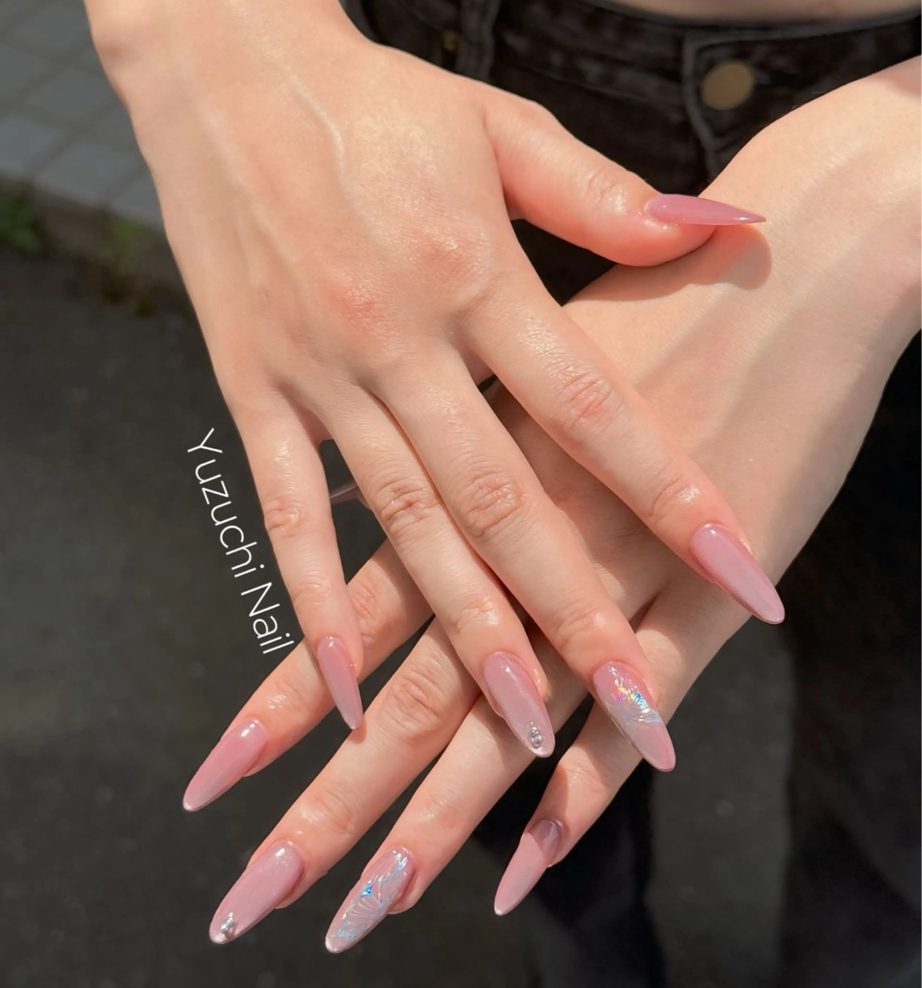 ネイル フットネイル 夏ネイル ワンホンネイル ハンドネイル ハンドケア Yuzuchi Nailのネイルデザイン