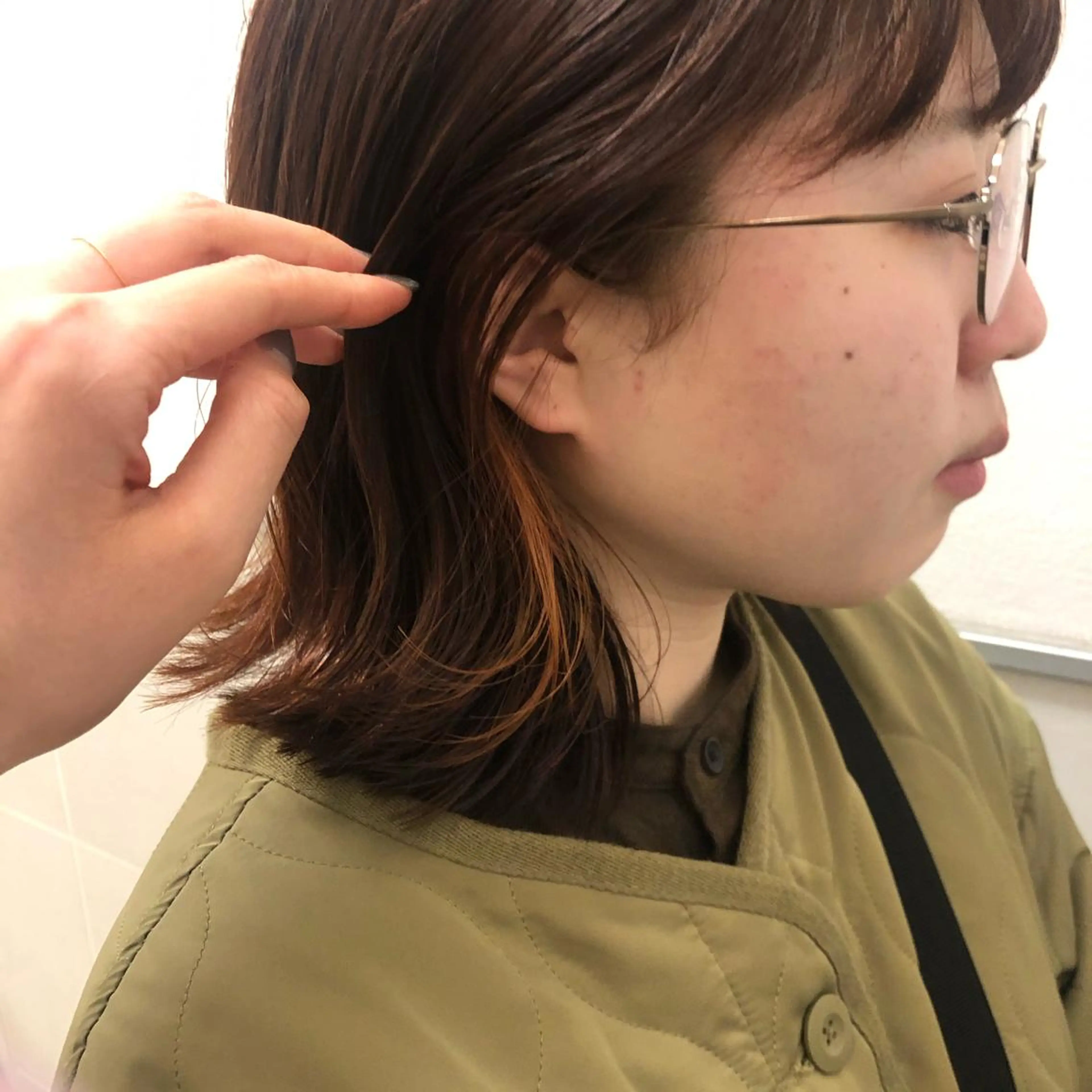 ショート カラー YURIA .のヘアスタイル