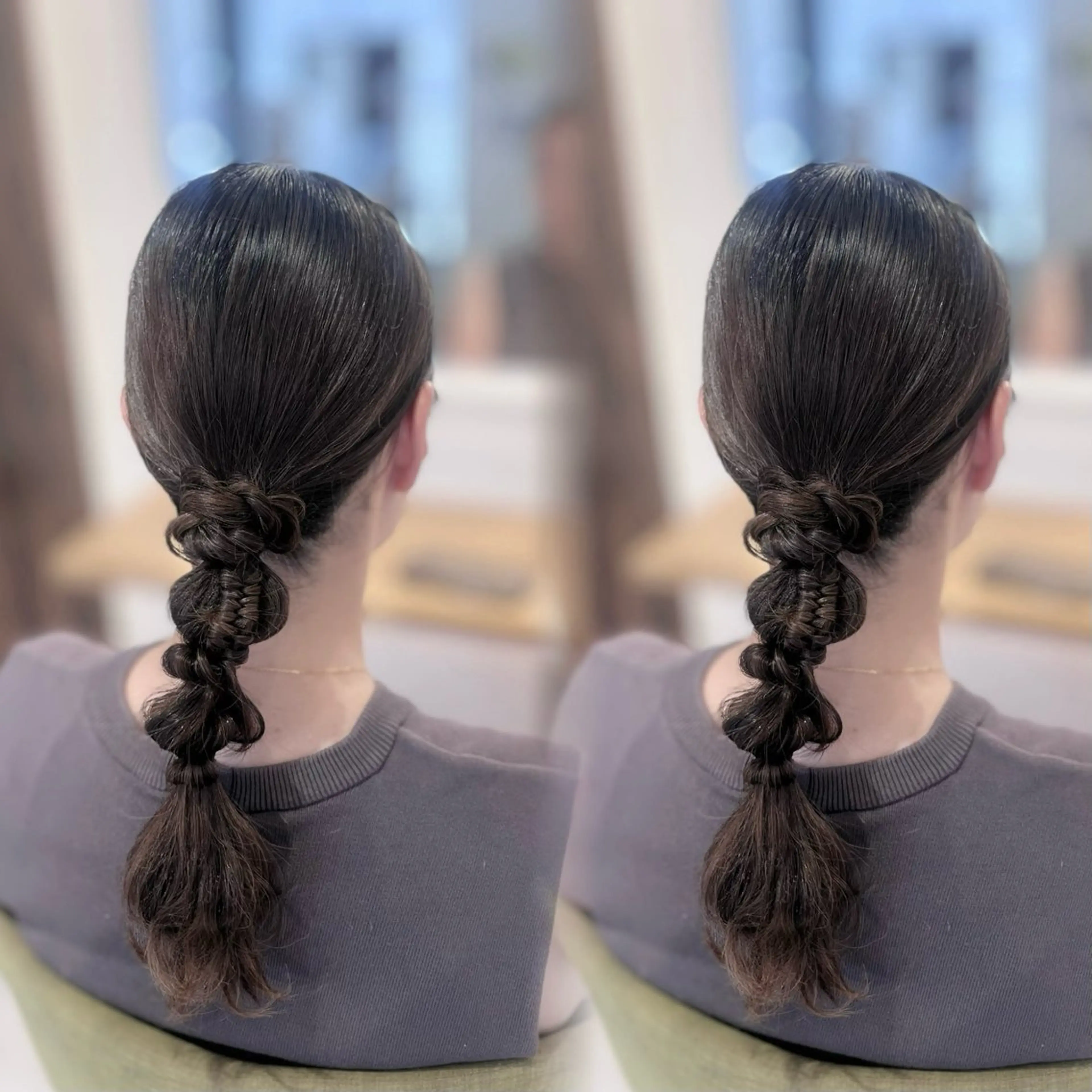 セミロング ヘアアレンジ ヘアセット 🩶ゆめ🩶 カラーモデル様募集中のヘアスタイル
