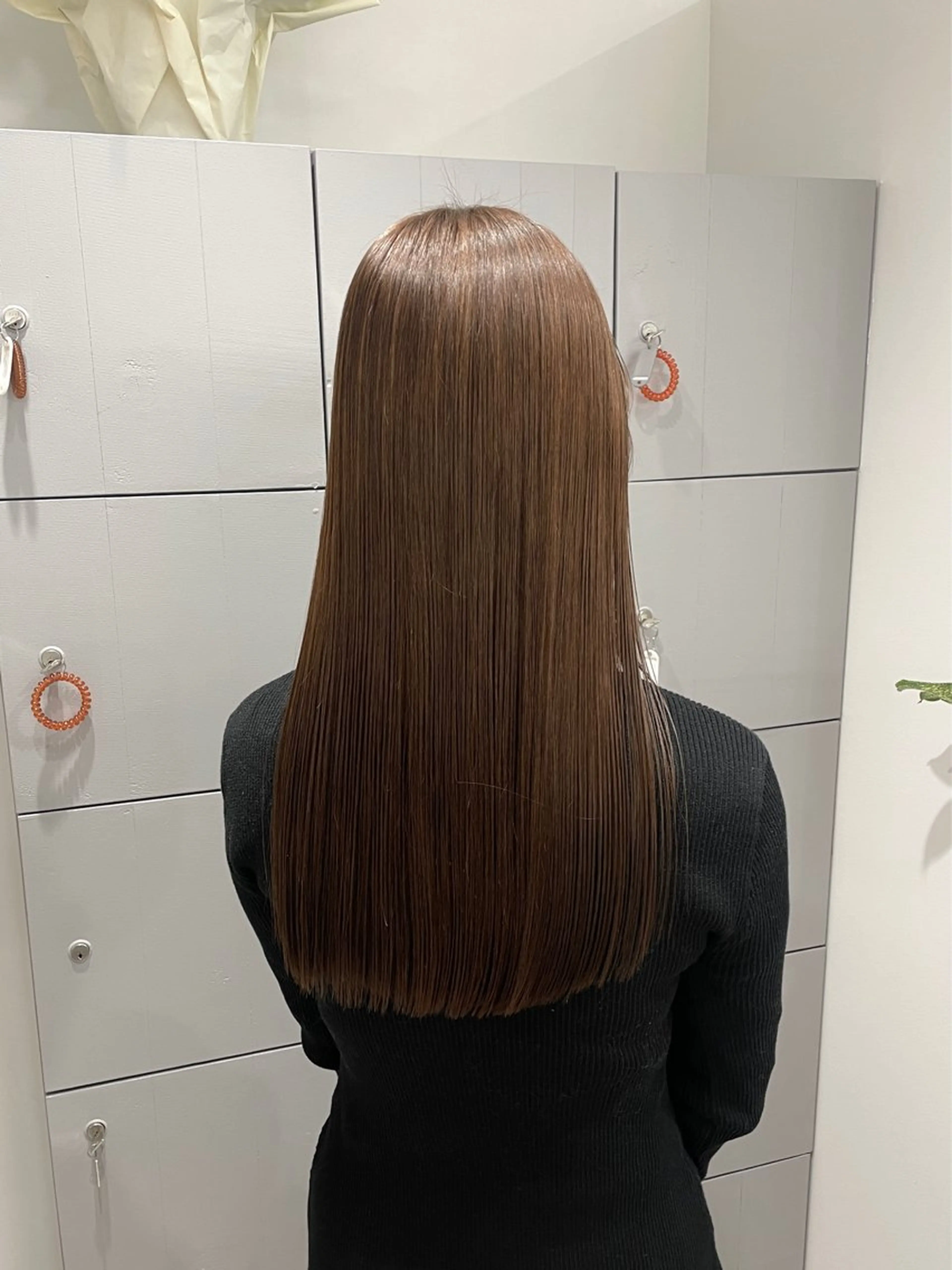 ロング カラー カット ヘアカラー トリートメント 透明感カラー/ アレンジ/篠崎渚彩のヘアスタイル