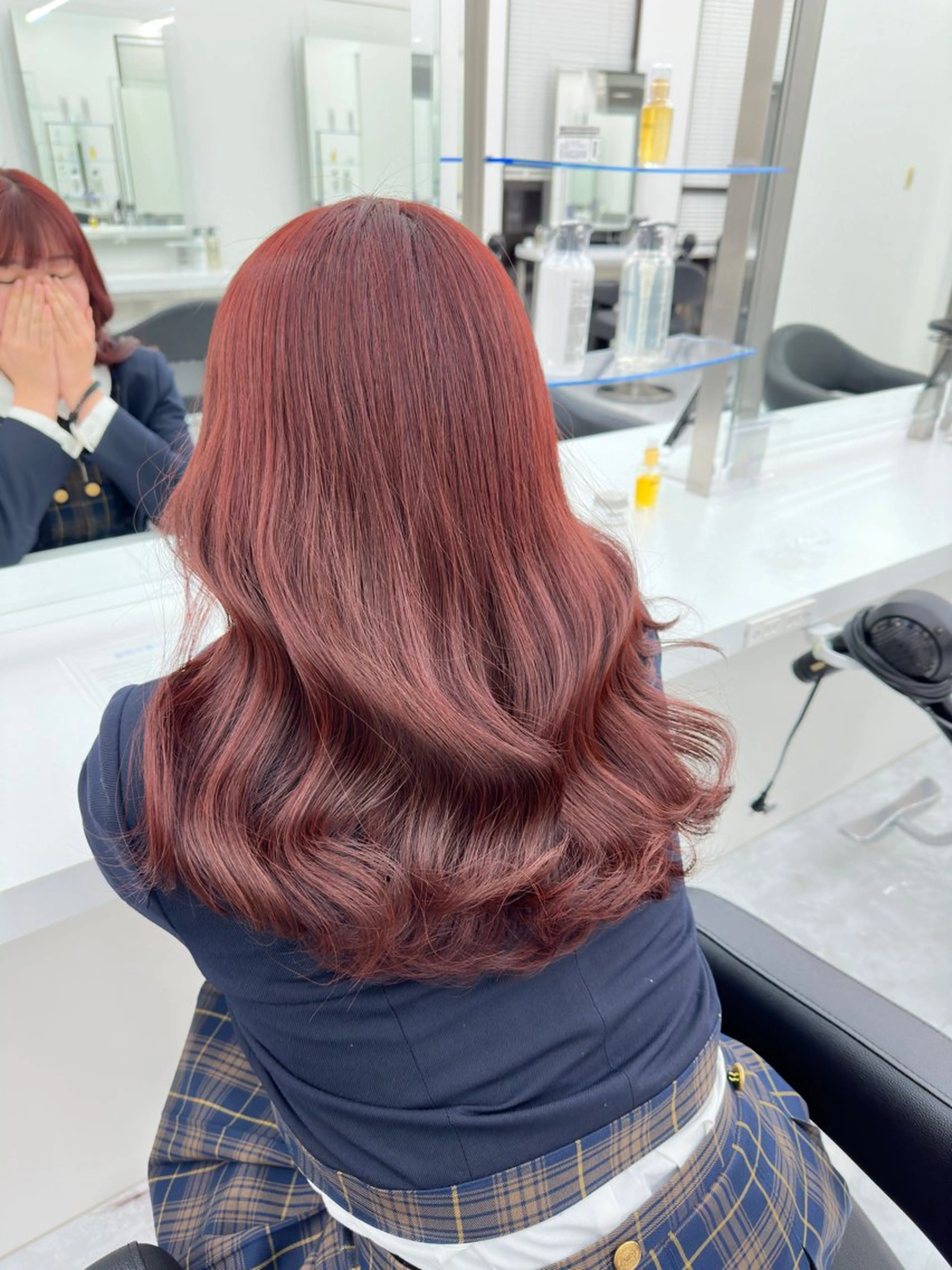 ミディアム カラー ダブルカラー 韓国ヘアKYONのヘアスタイル