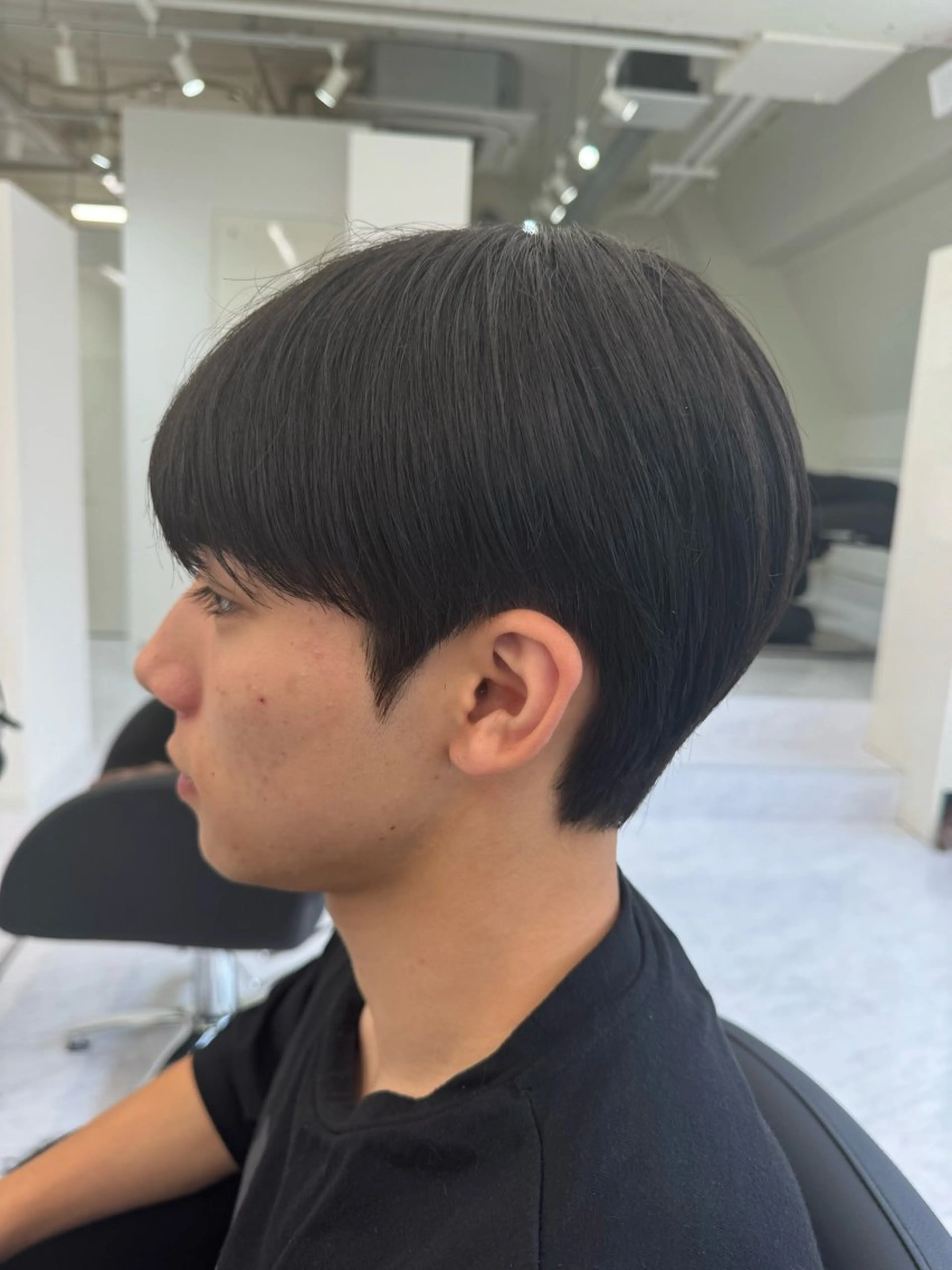 パーマ メンズ 縮毛矯正 岡部 琉斗のヘアスタイル