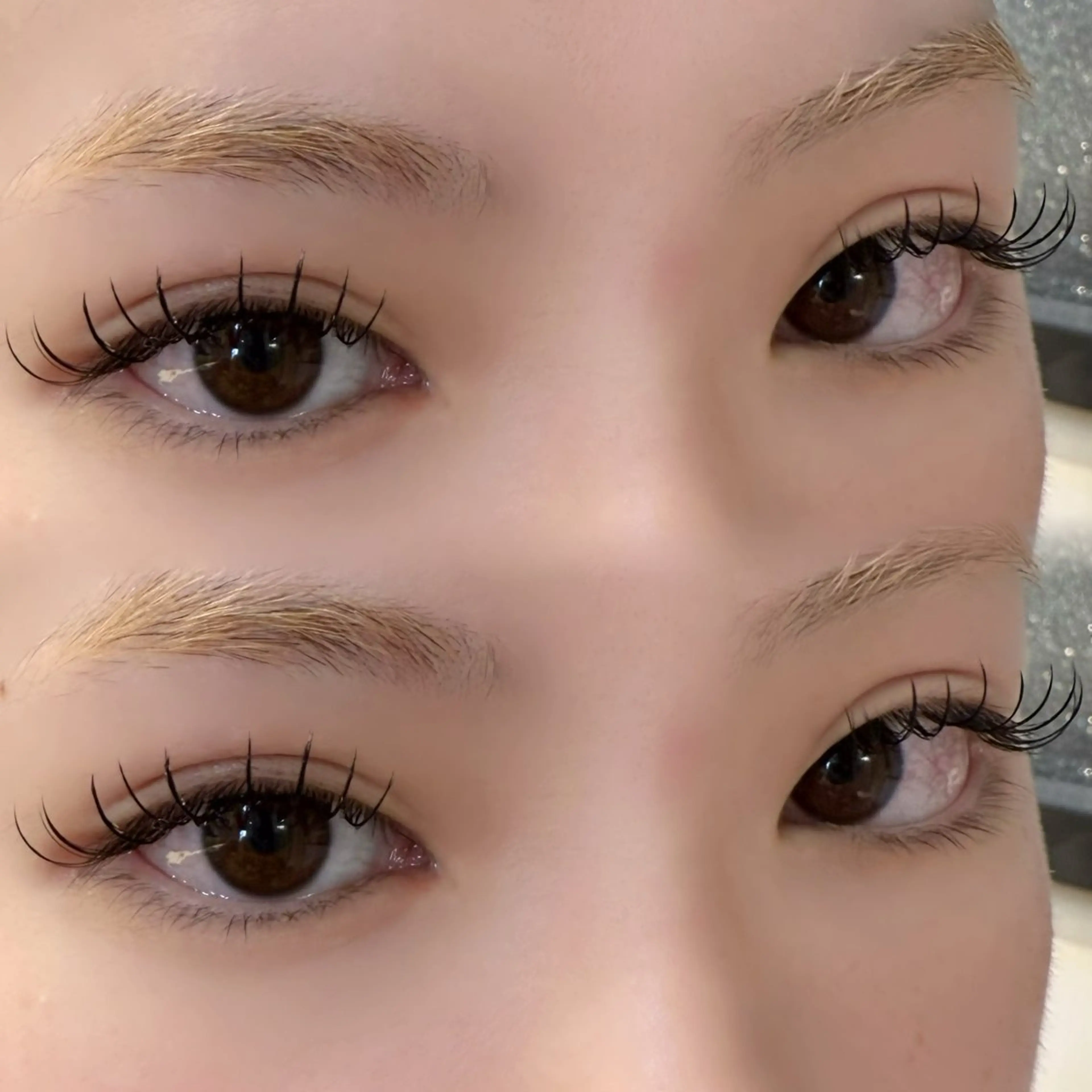 【minimo限定価格】ミンクorセーブルまつげエクステ160本 オフ無料の写真