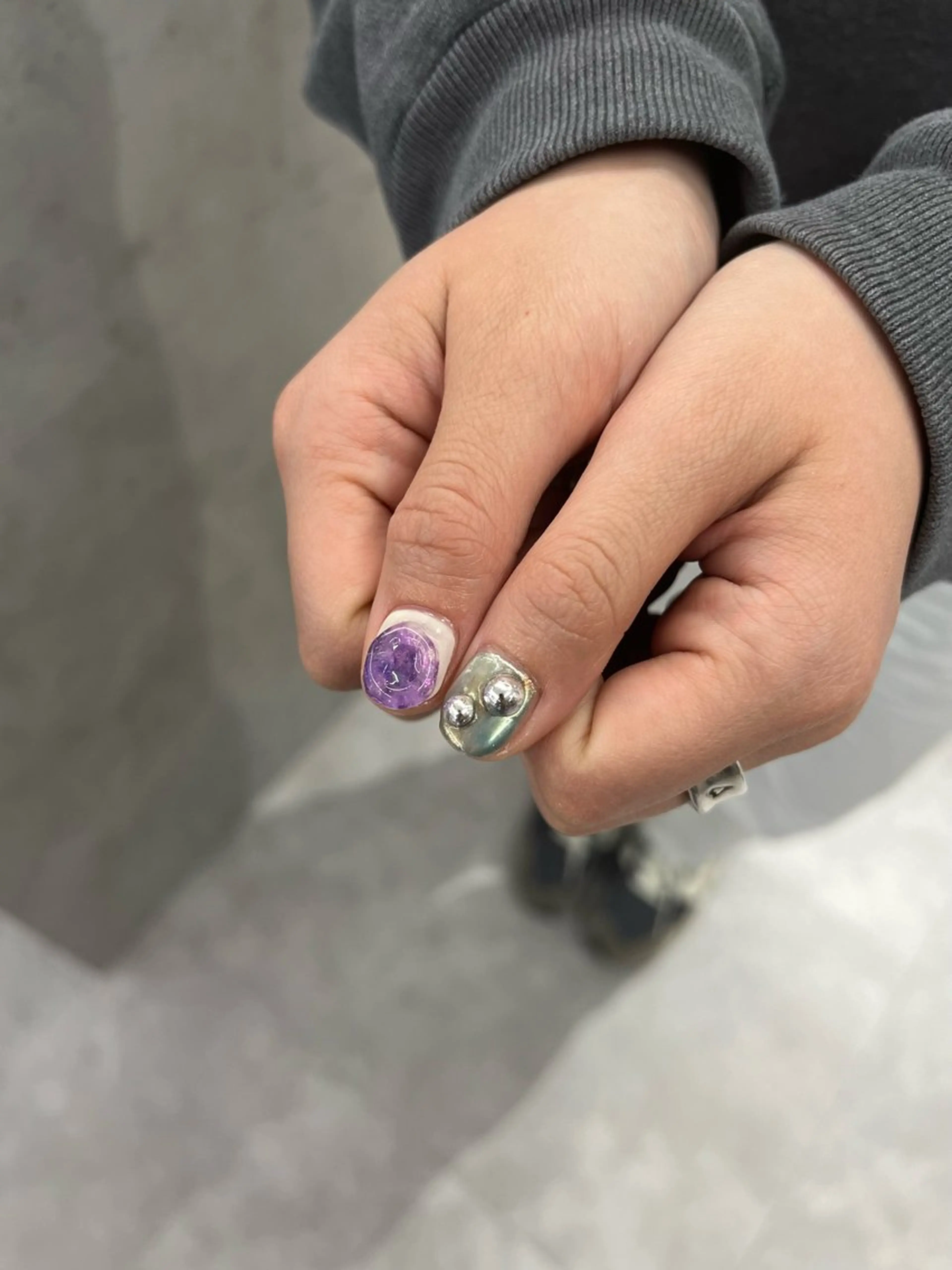 ネイル ジェルネイル 韓国ネイル ニュアンスネイル パラジェル シンプルネイル ハンドネイル ハンドケア Bana_ Nailのネイルデザイン