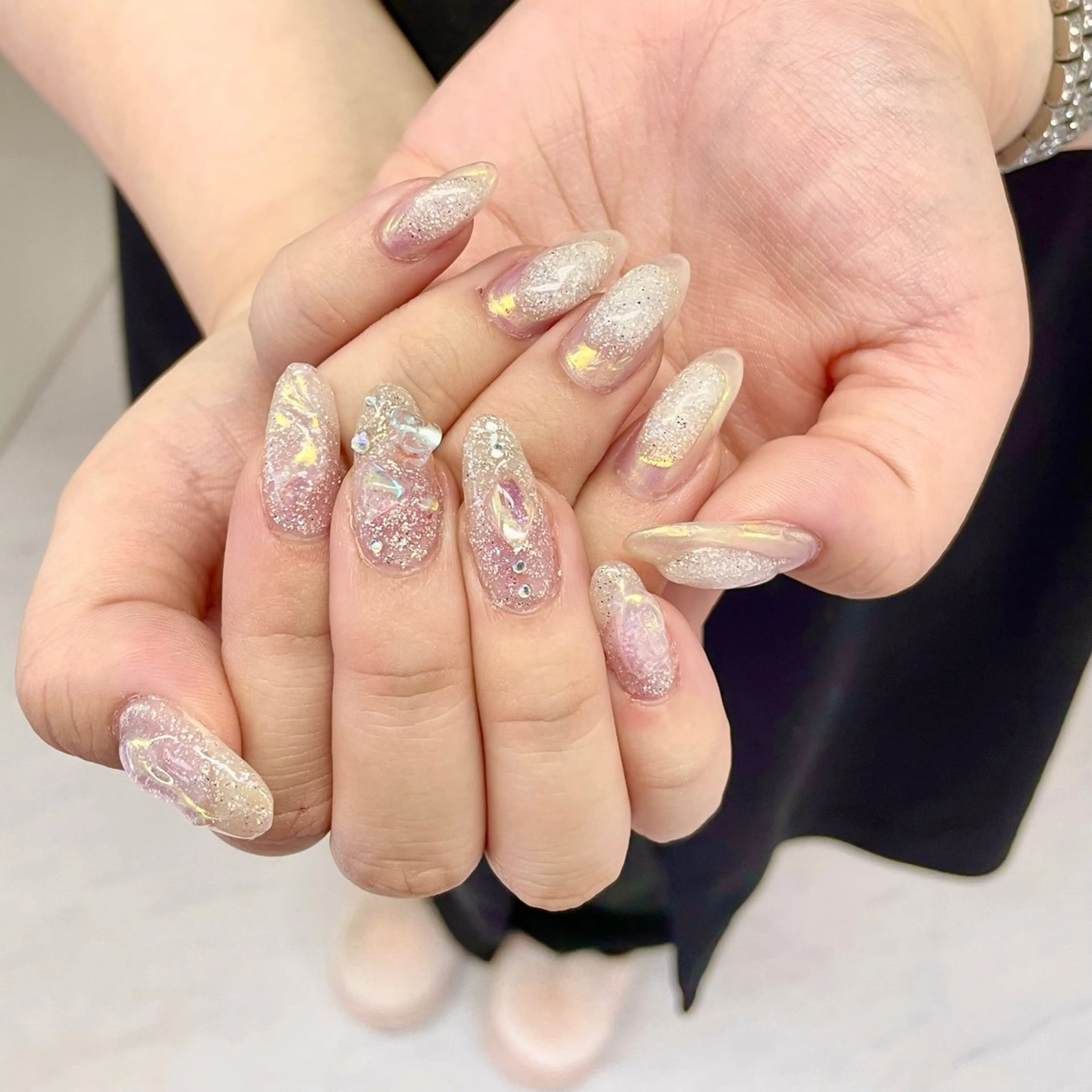 ネイル ハンドネイル 大阪福島 韓国まつげ Sayaka🤍🐩のマツエク・マツパデザイン