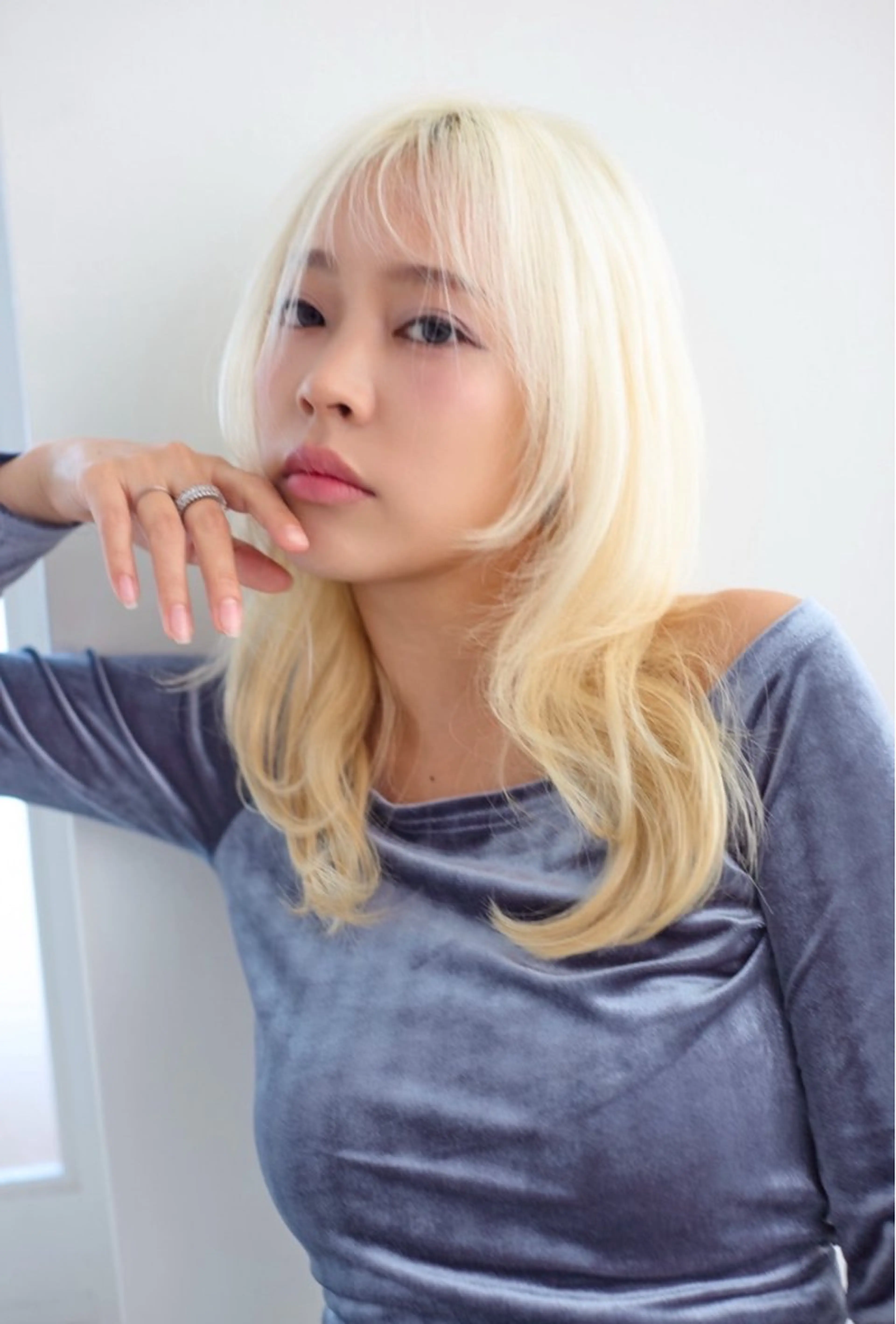セミロング トリートメント ヘアカラー トリートメント 🦋【透明感カラー】 / CHIDA🕊️のヘアスタイル