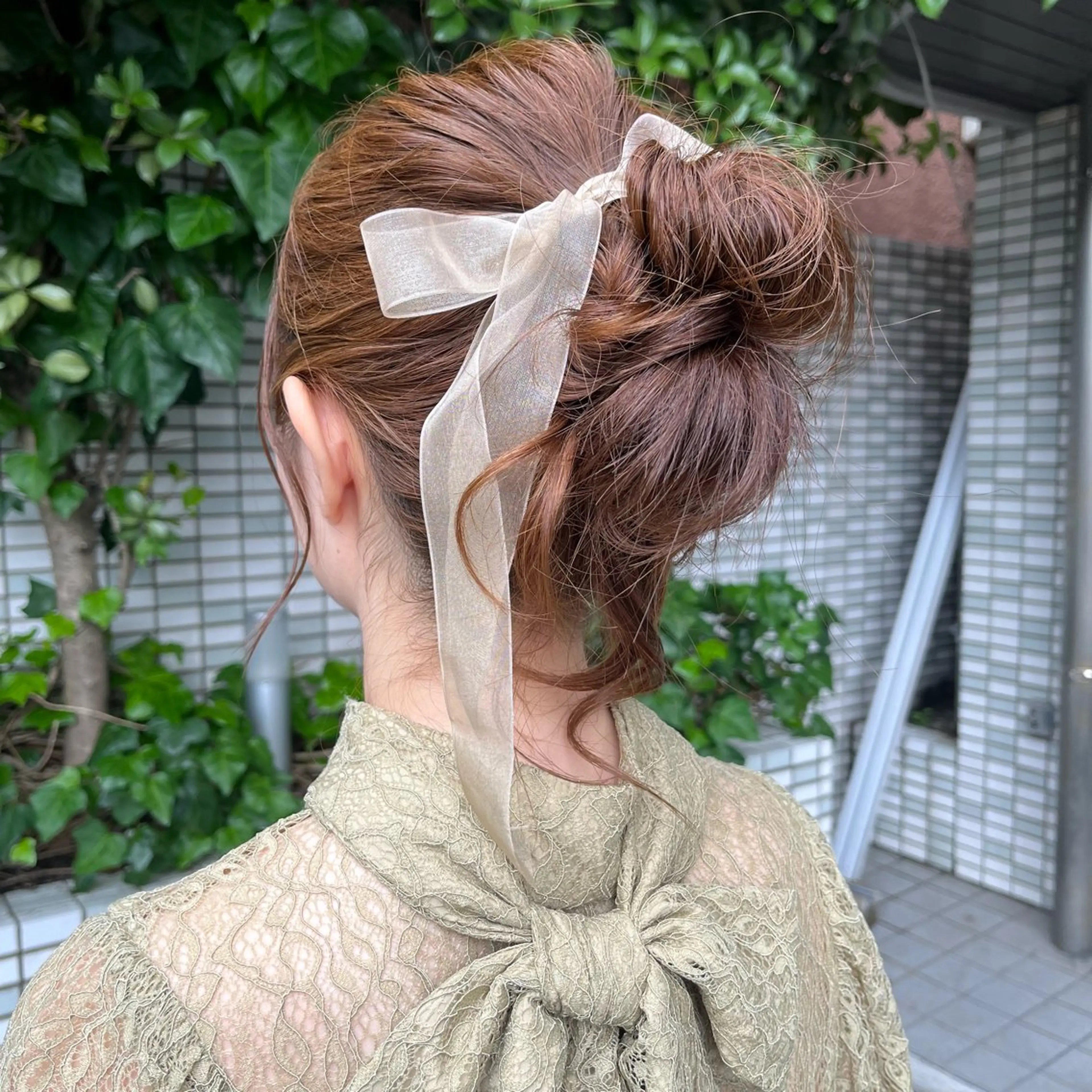 セミロング ヘアセット 土橋 伊万里のヘアスタイル