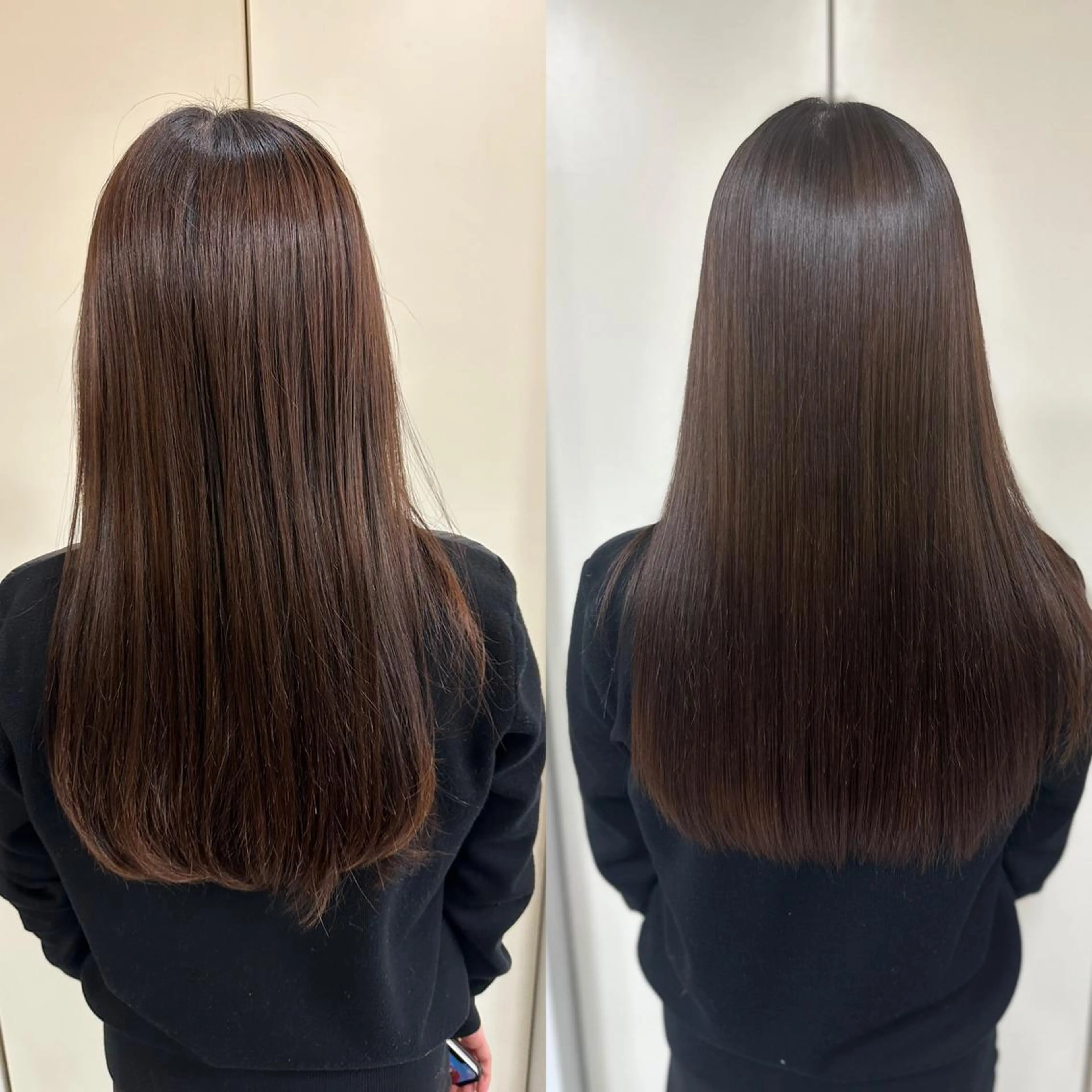 ロング パーマ 縮毛矯正 髪質改善/縮毛矯正 /ブリーチ矯正/岡部のヘアスタイル