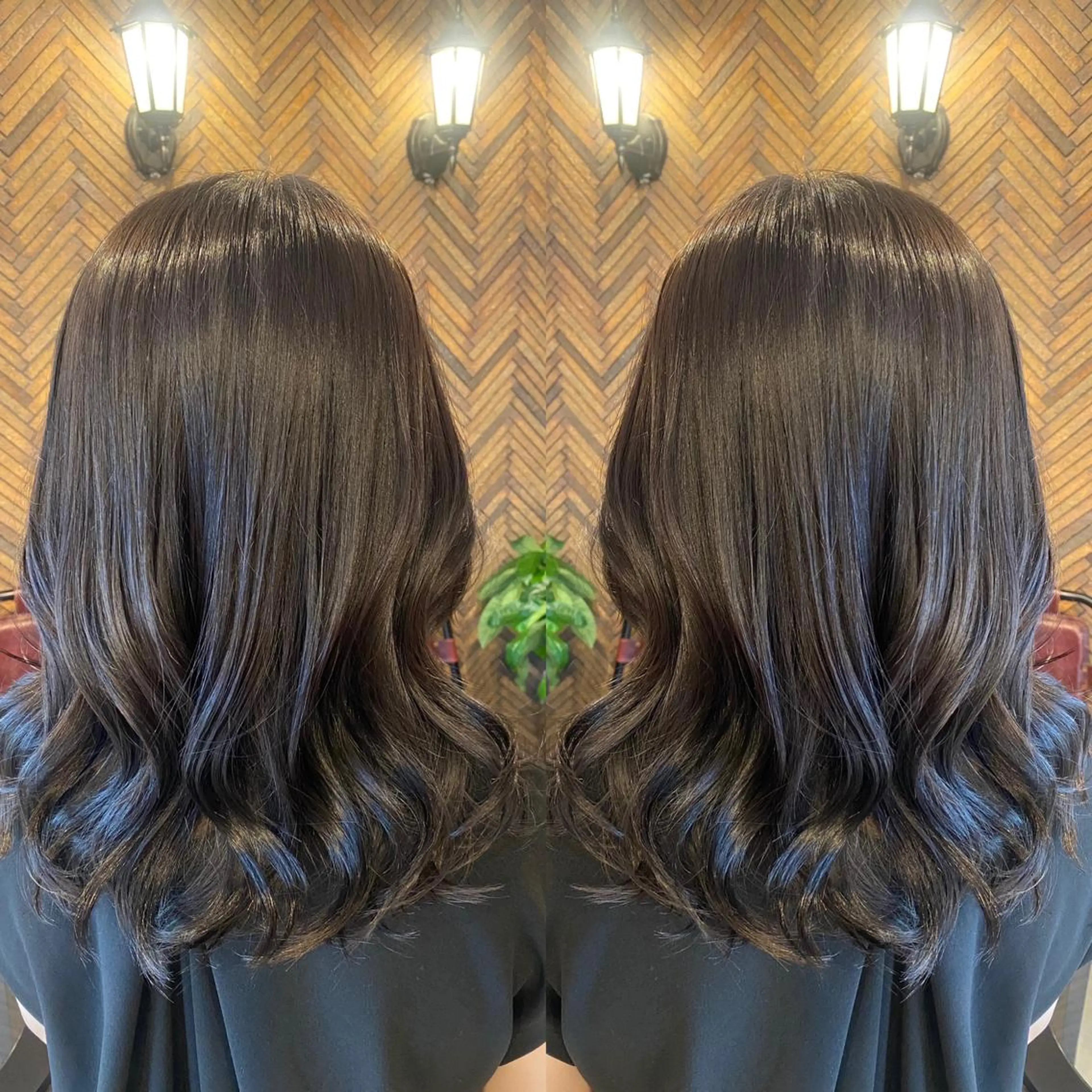 ロング カラー カット トリートメント tocca 💜石田愛結💜のヘアスタイル