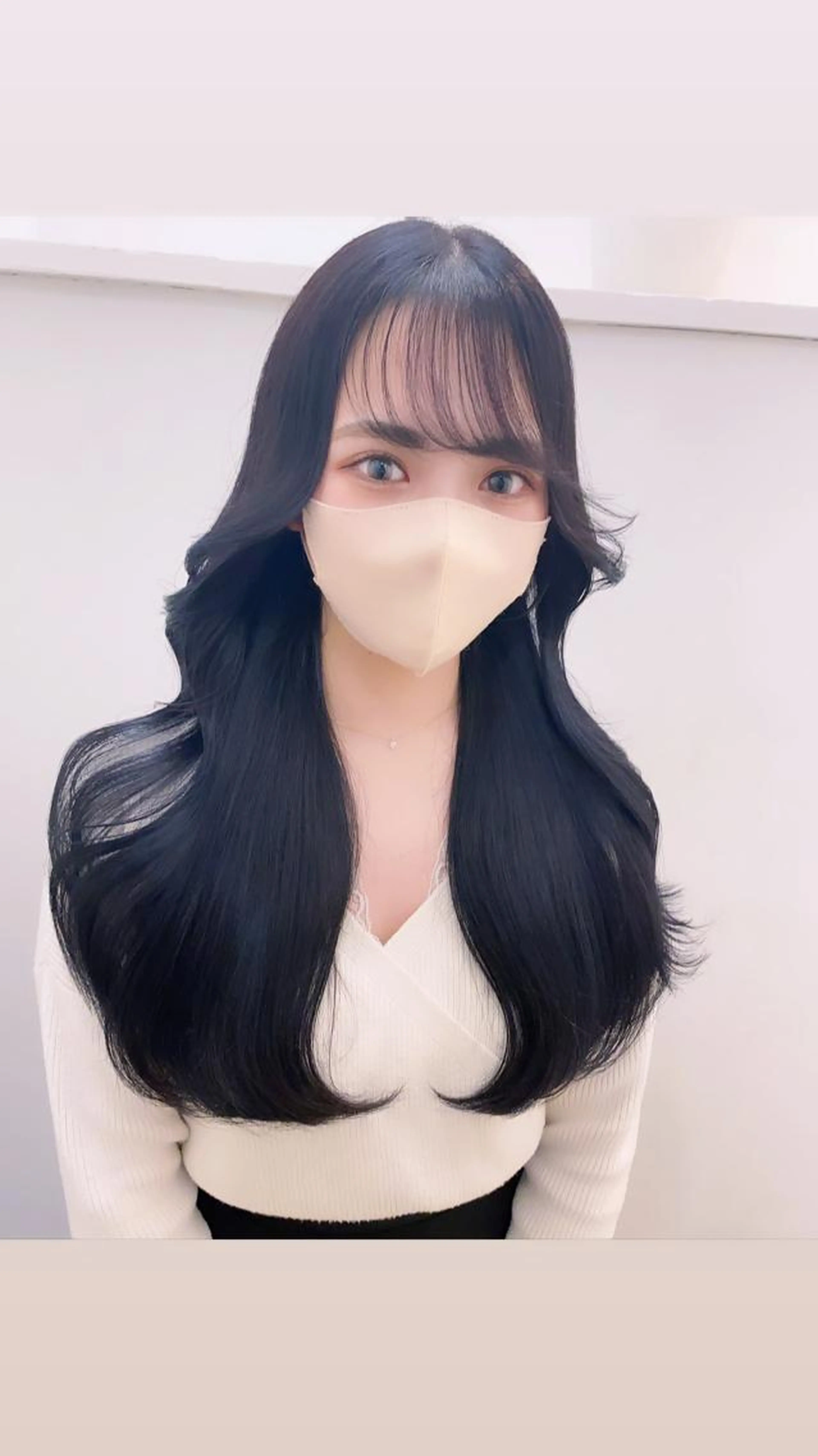 🇰🇷韓×中式🇨🇳カット💋 イルミナカラー＋似あわせカット＋Global milbonトリートメントの写真