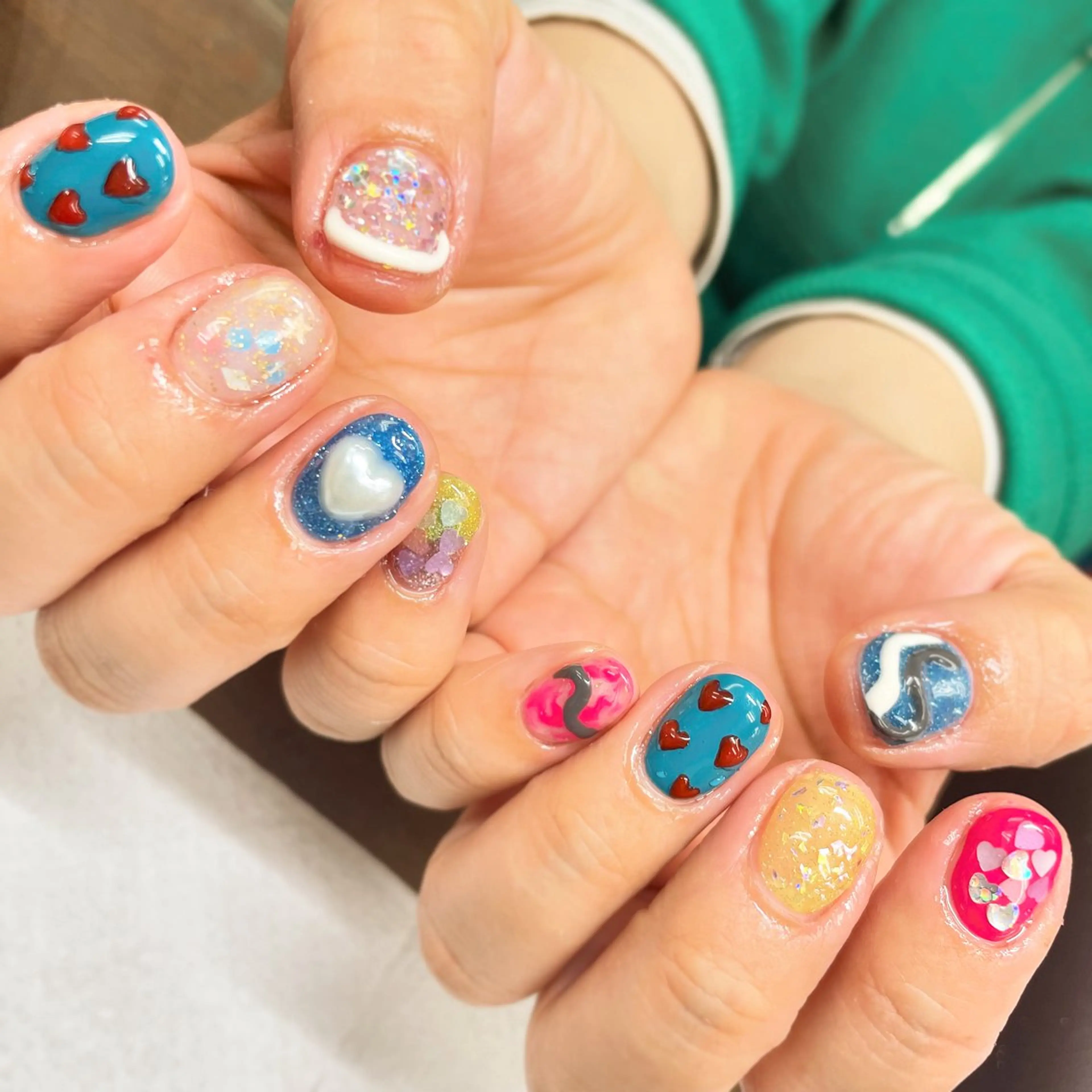 ネイル ハンドネイル posa nail モエミのネイルデザイン