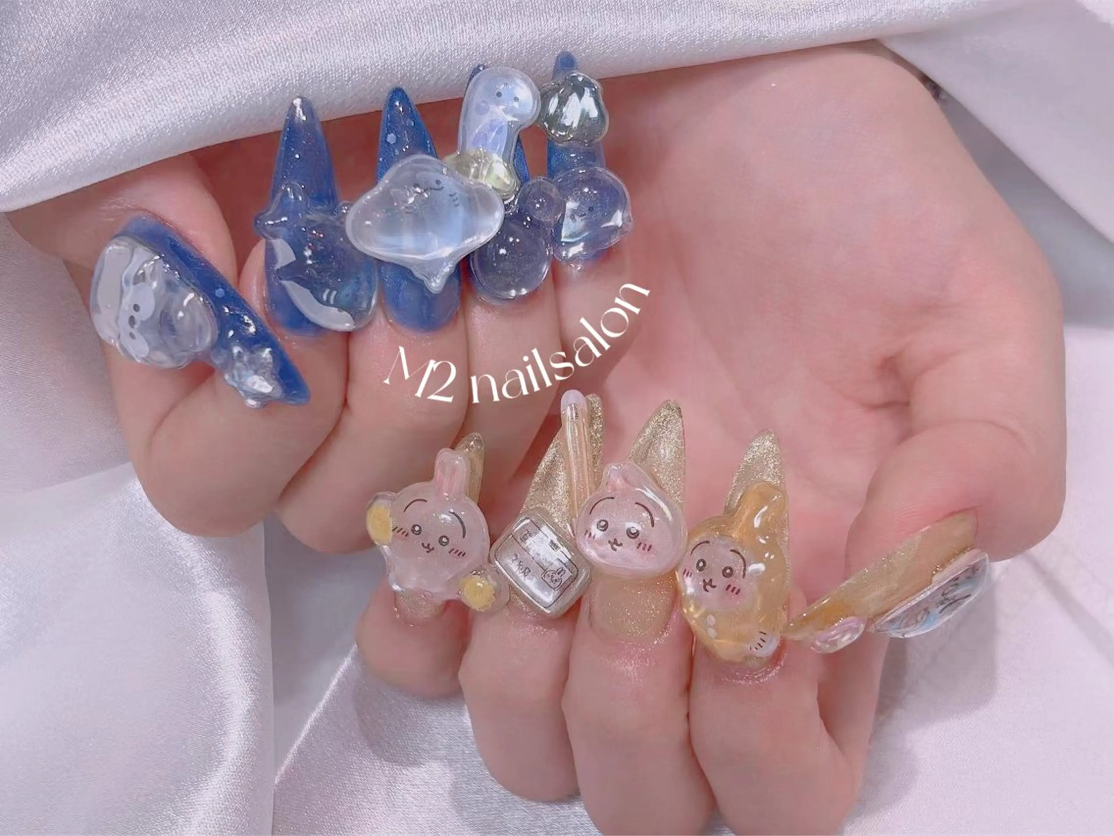 ネイル ハンドネイル 長さだし専門店 M2　rikaのネイルデザイン