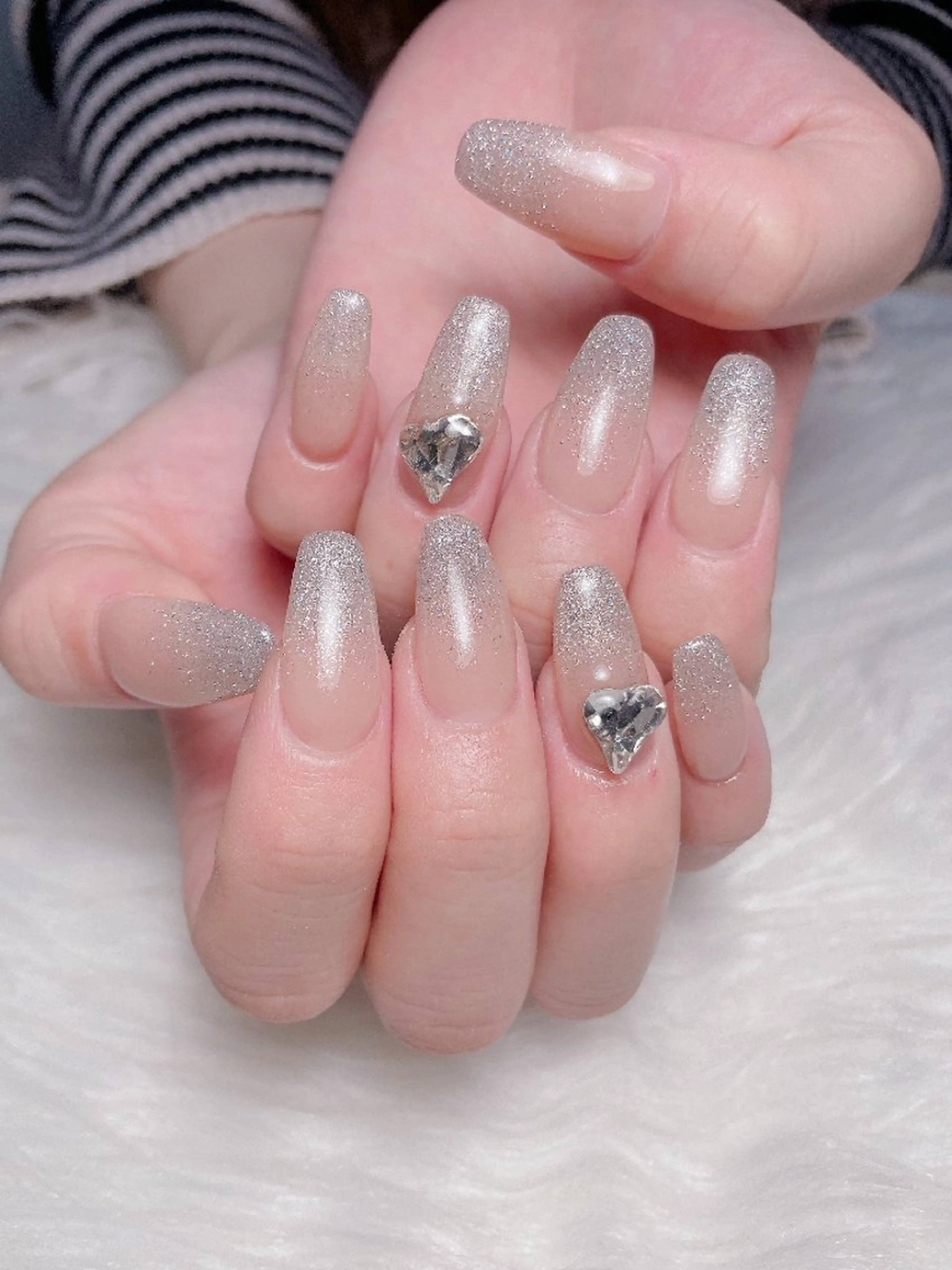 ネイル ハンドネイル 🎀Yumi✨ 長さ出し専門のネイルデザイン