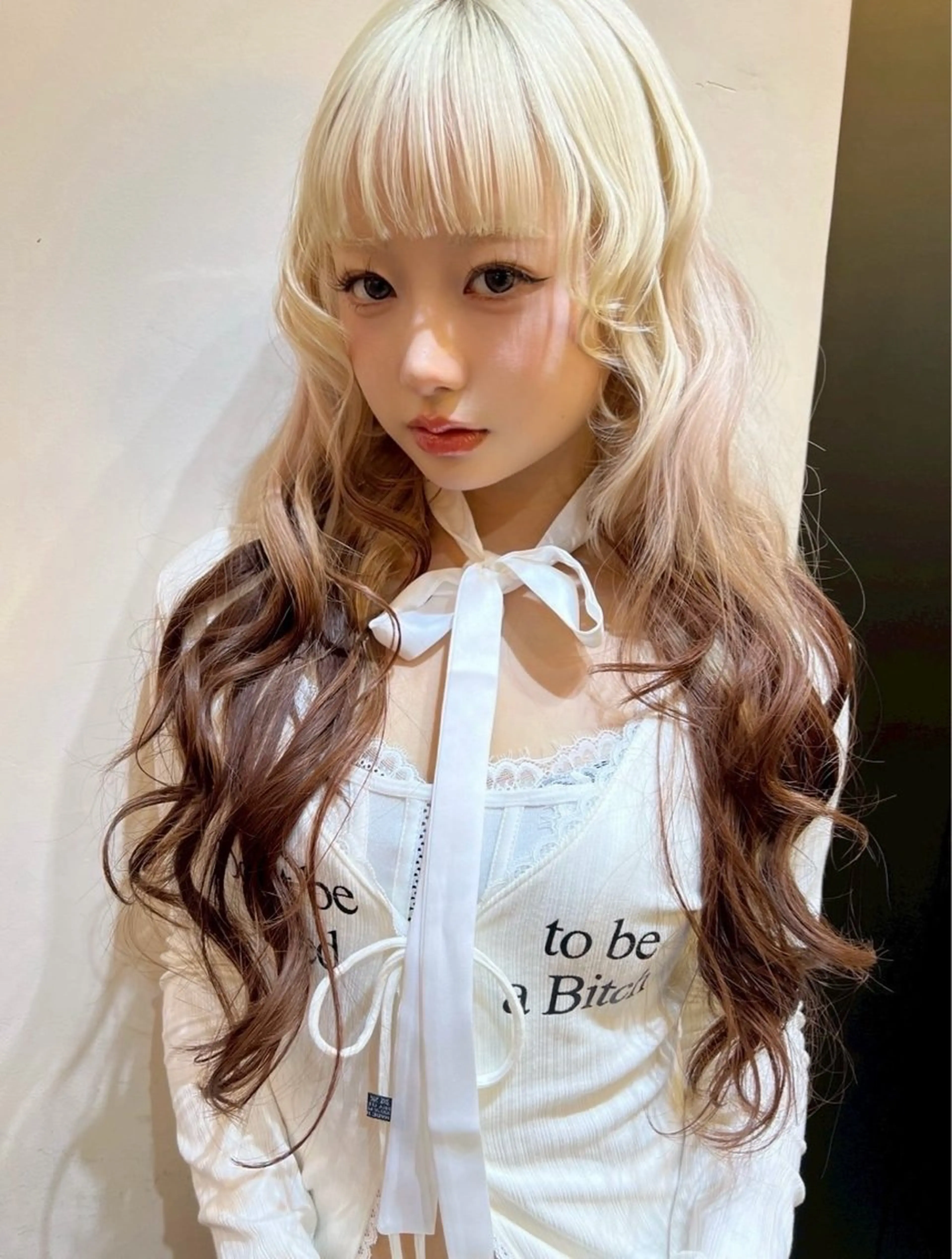 ロング ヘアカラー 🍒暖色/艶カラー/ moe🍒のヘアスタイル