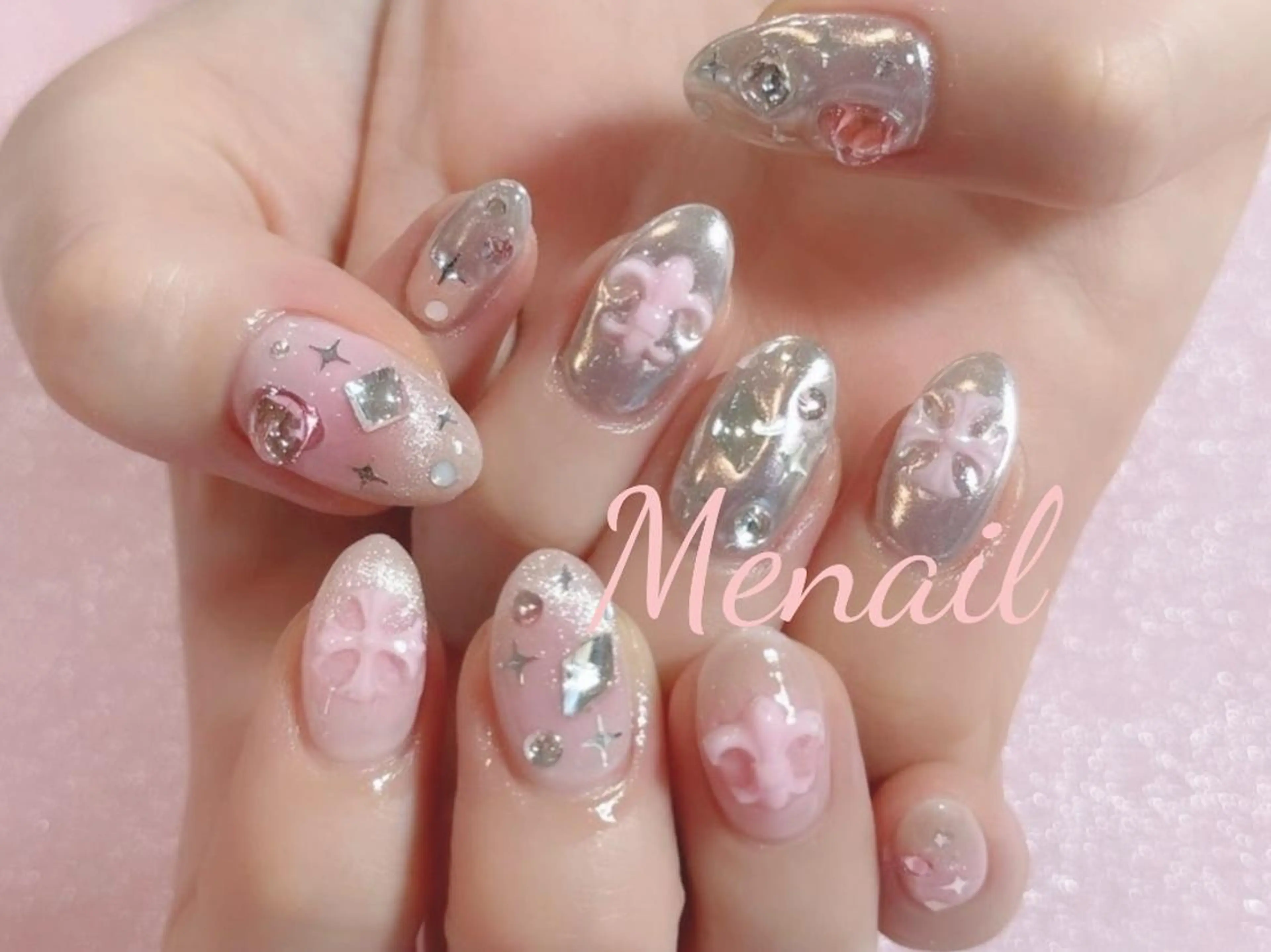 ネイル 🤍POP可愛い🧸 Menailのネイルデザイン