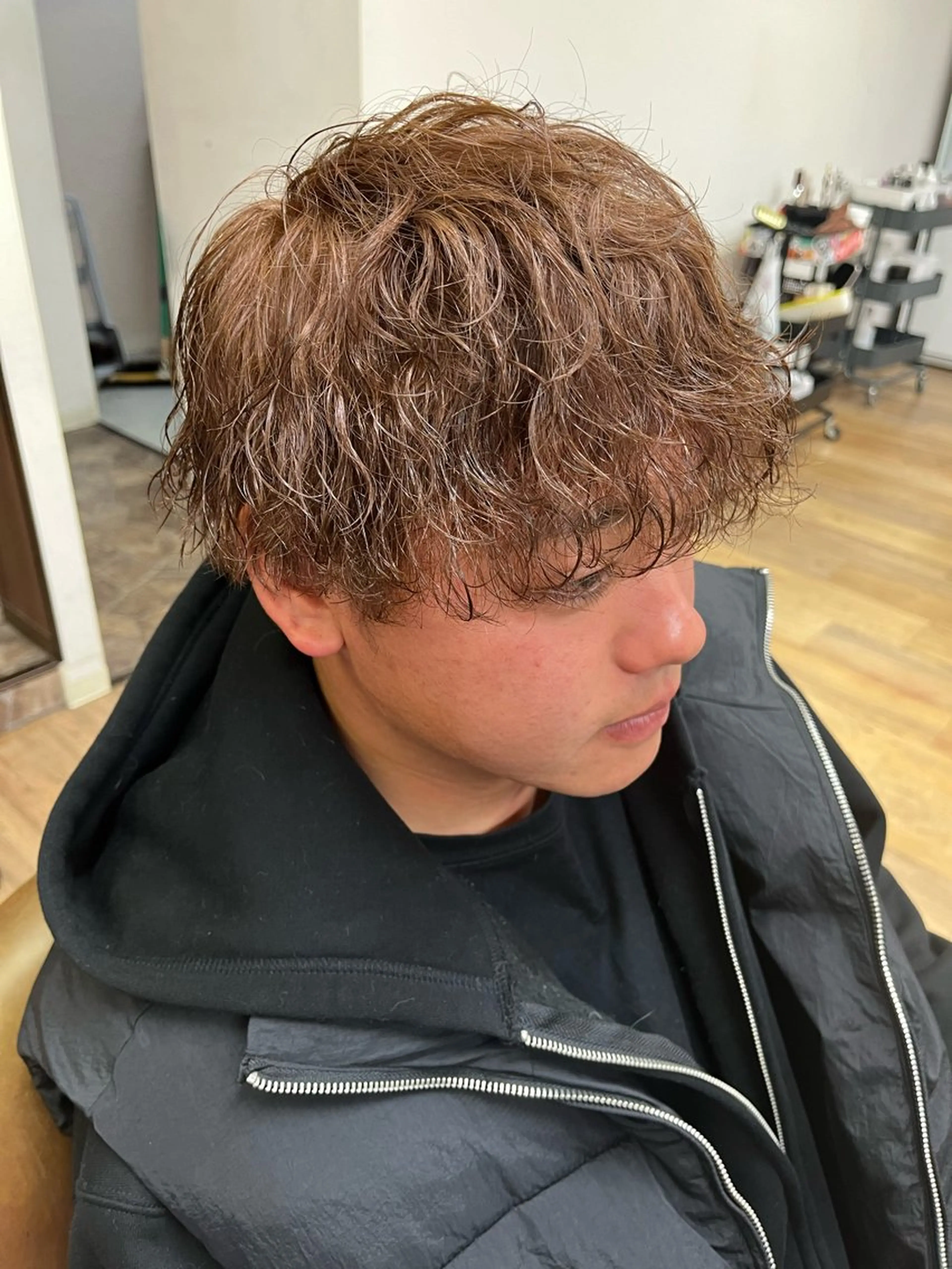 メンズ カット パーマ ハイーンカラー/外国 人風カラー/ミノリのヘアスタイル