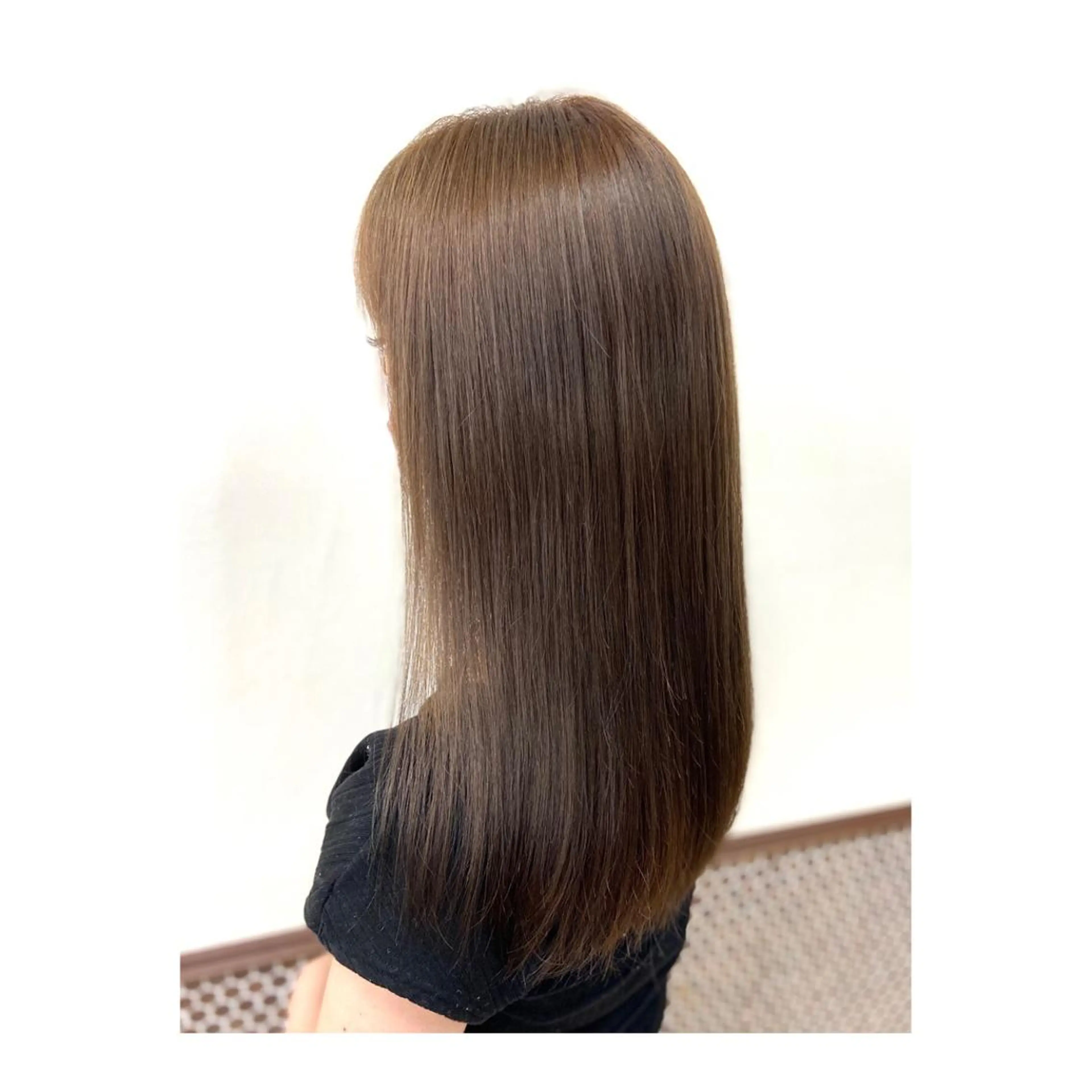 ロング カラー メンズ アディクシーカラー 透明感カラー 白髪ぼかし脱白髪染め 大塚綾のヘアスタイル