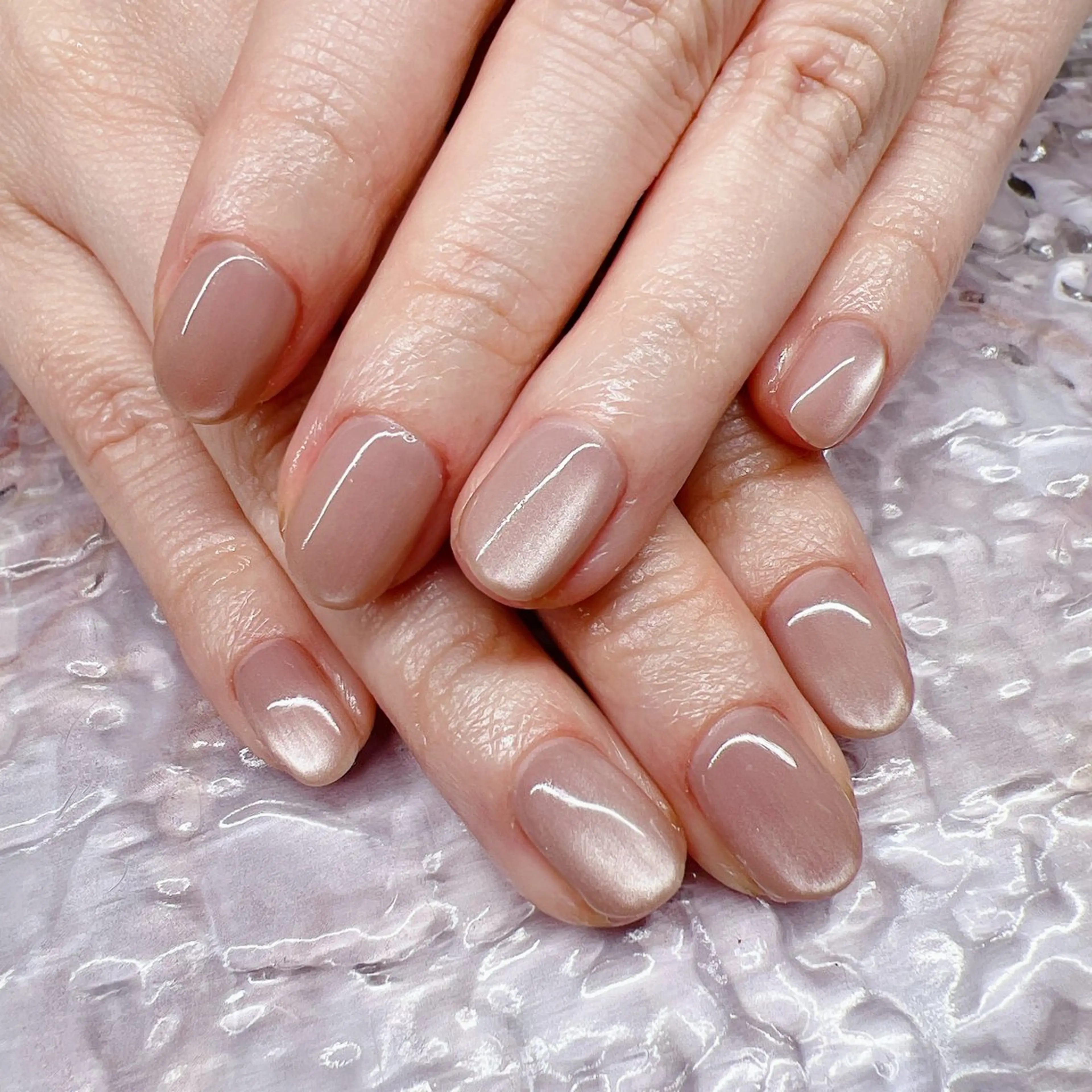 ネイル オフィスネイル ピンク ハンドネイル Maison de Bijou所属・マグ🧲等なんでも ワンカラー5660円のネイルデザイン