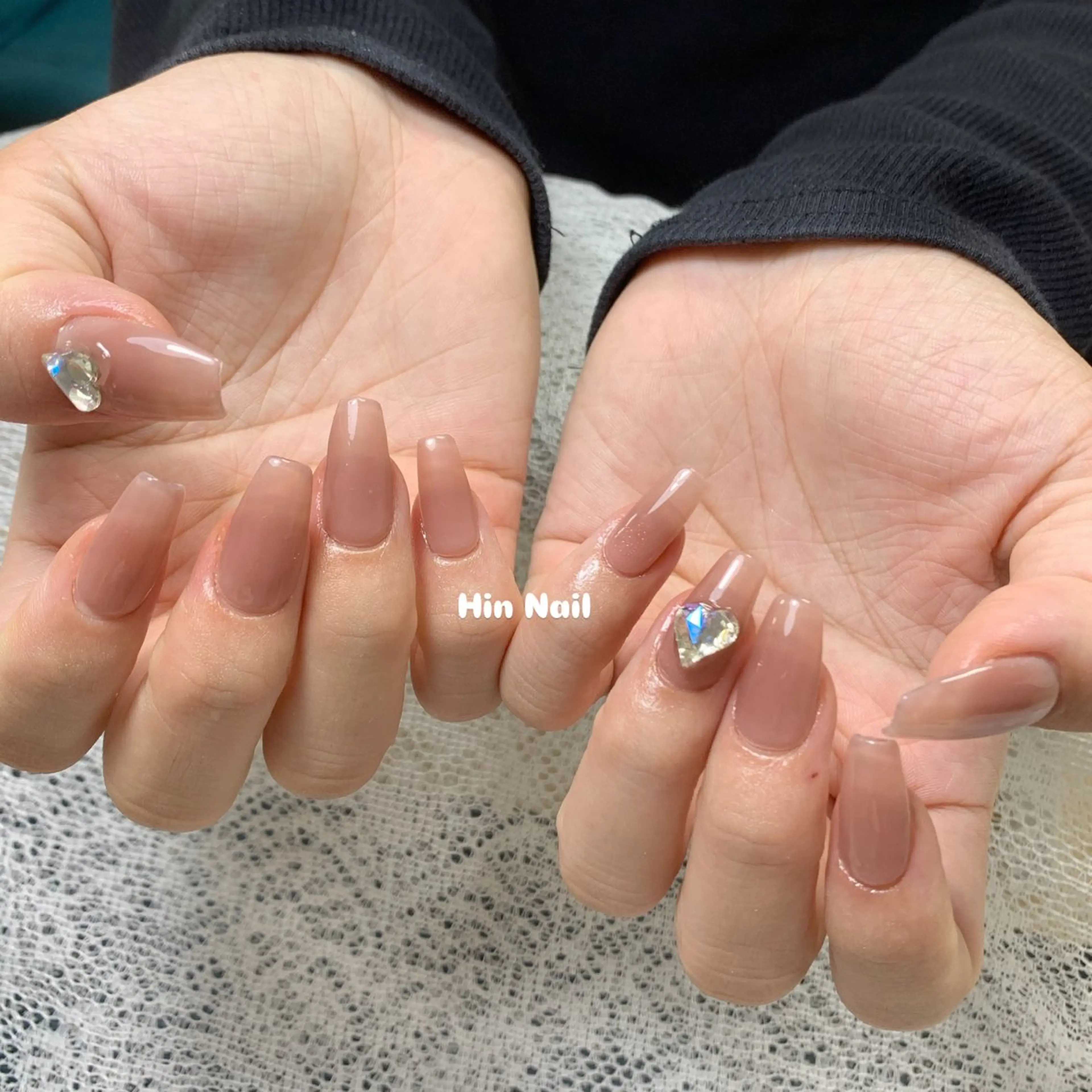 ネイル ハート ハンドネイル HIN NAILのネイルデザイン