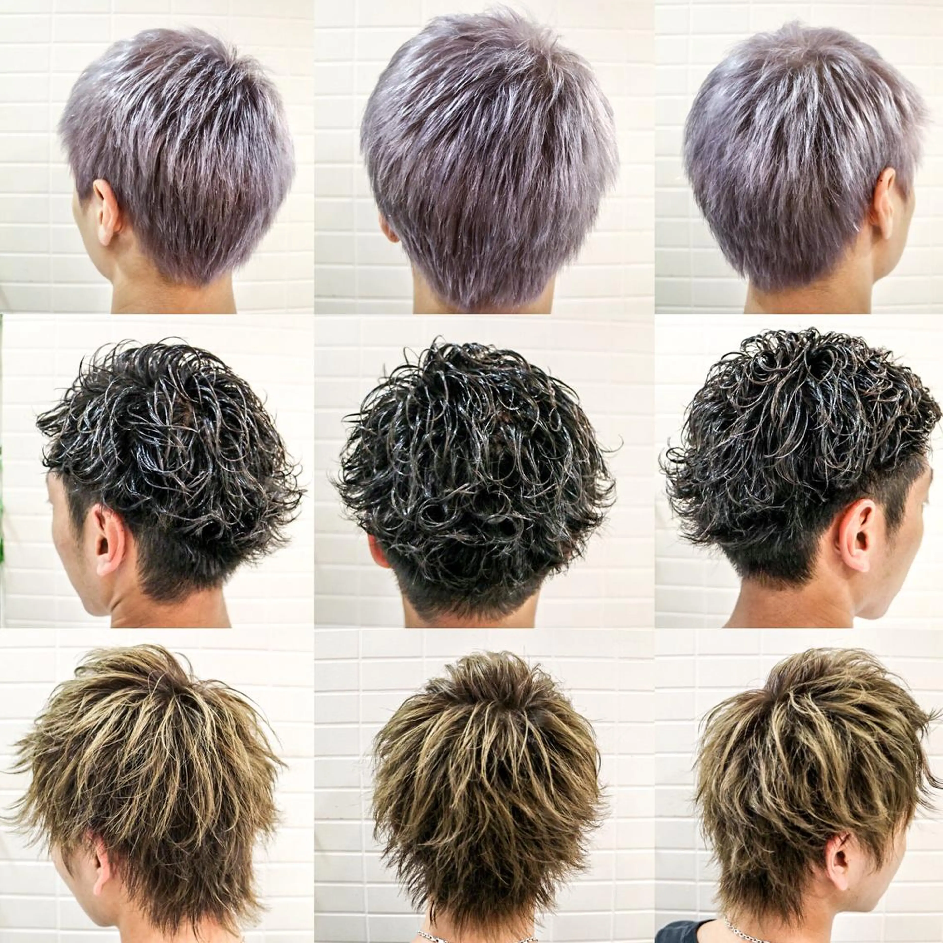 ショート カラー パーマ メンズ 居心地の良さ◎ 明るいお店です◎のヘアスタイル