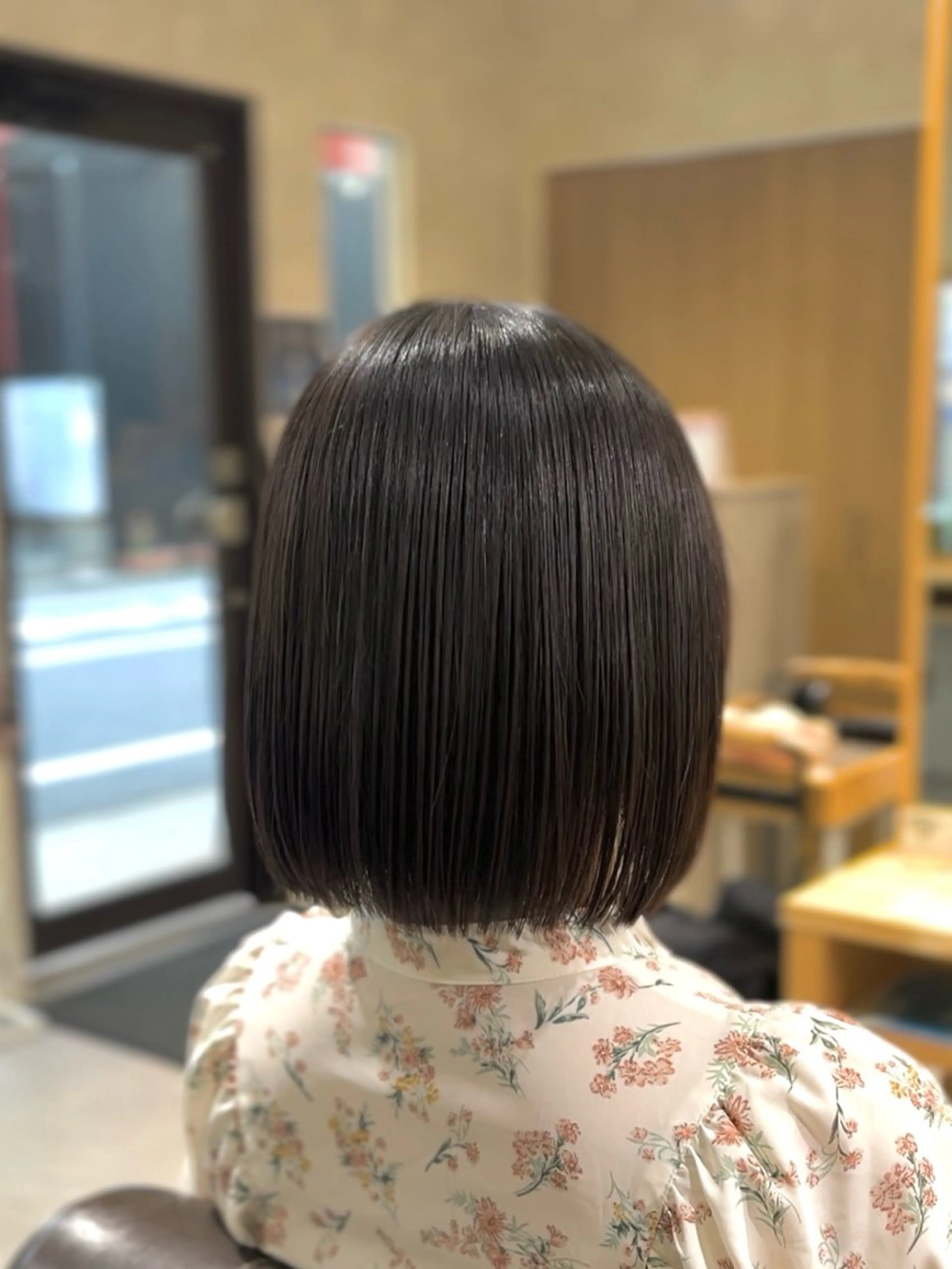 ショート ボブ 縮毛矯正 bel./arie ⠀ ⠀ ⠀のヘアスタイル