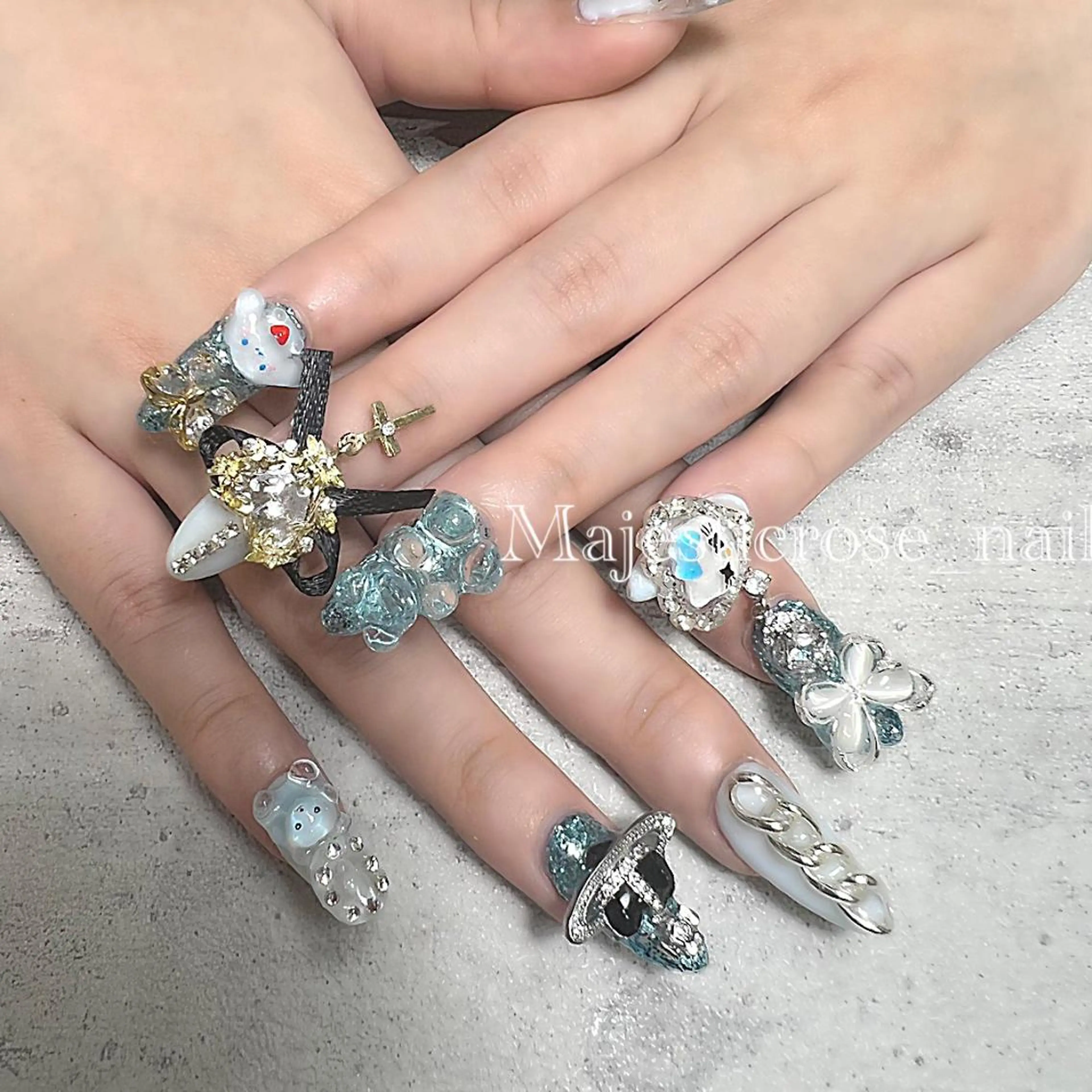 ネイル Rire_eye+beauty_nail所属・Rire_ nail_yukiのネイルデザイン