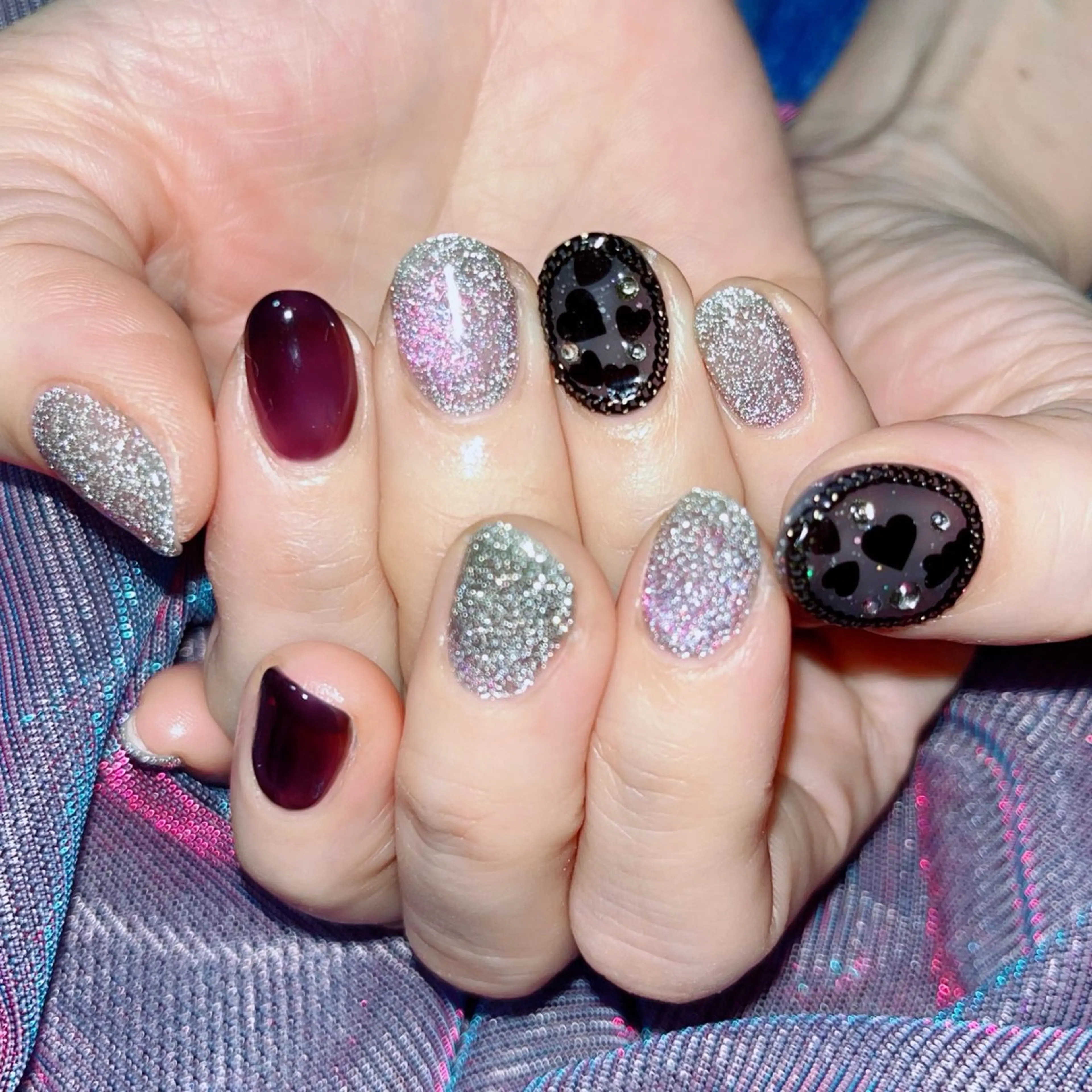 ネイル フラッシュネイル キラキラネイル ruirui.naildesign所属・RUI ☆のネイルデザイン