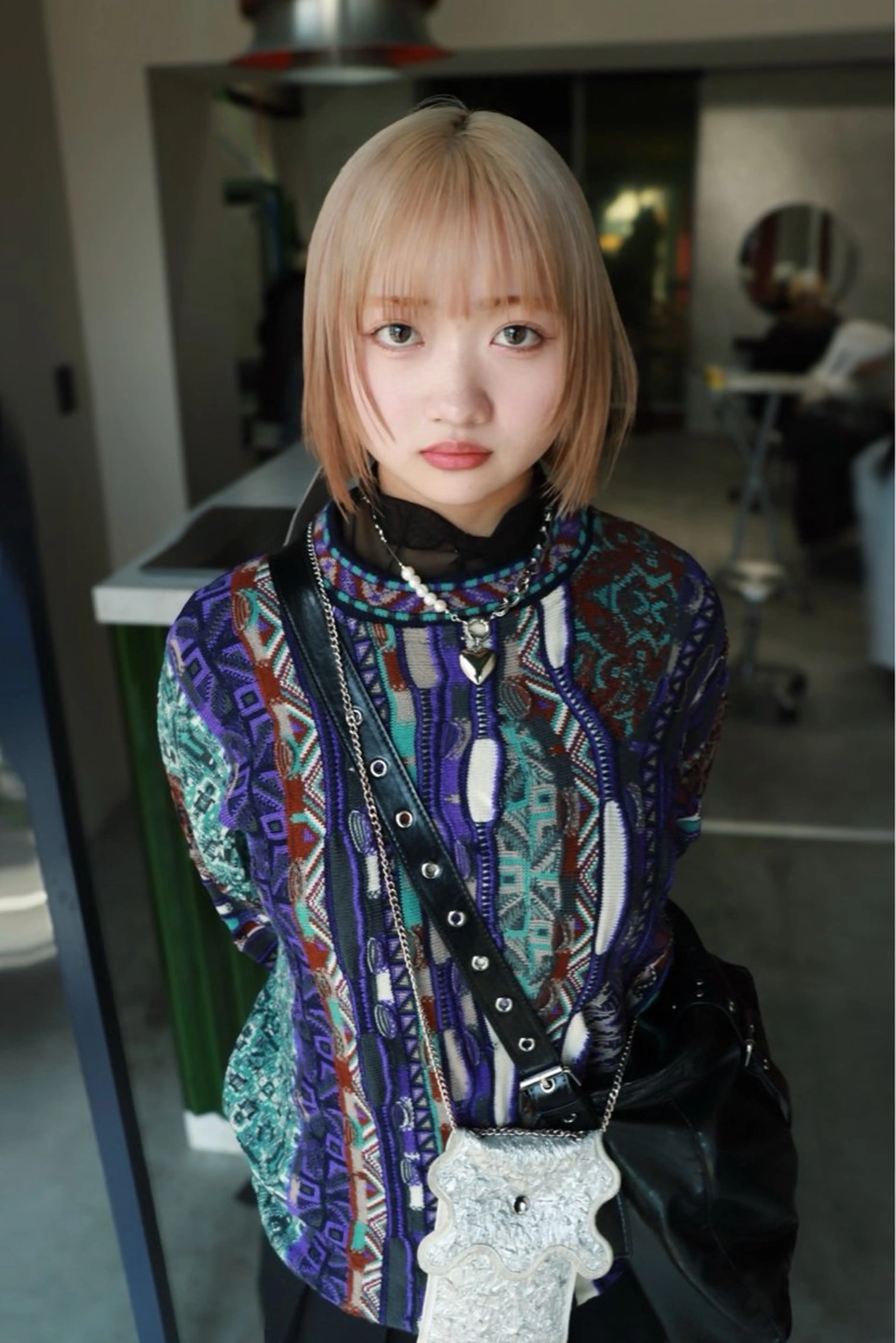 カラー ヘアカラー トリートメント 色落ちまで2度綺麗な ハイトーン⭐️ヨシキのヘアスタイル