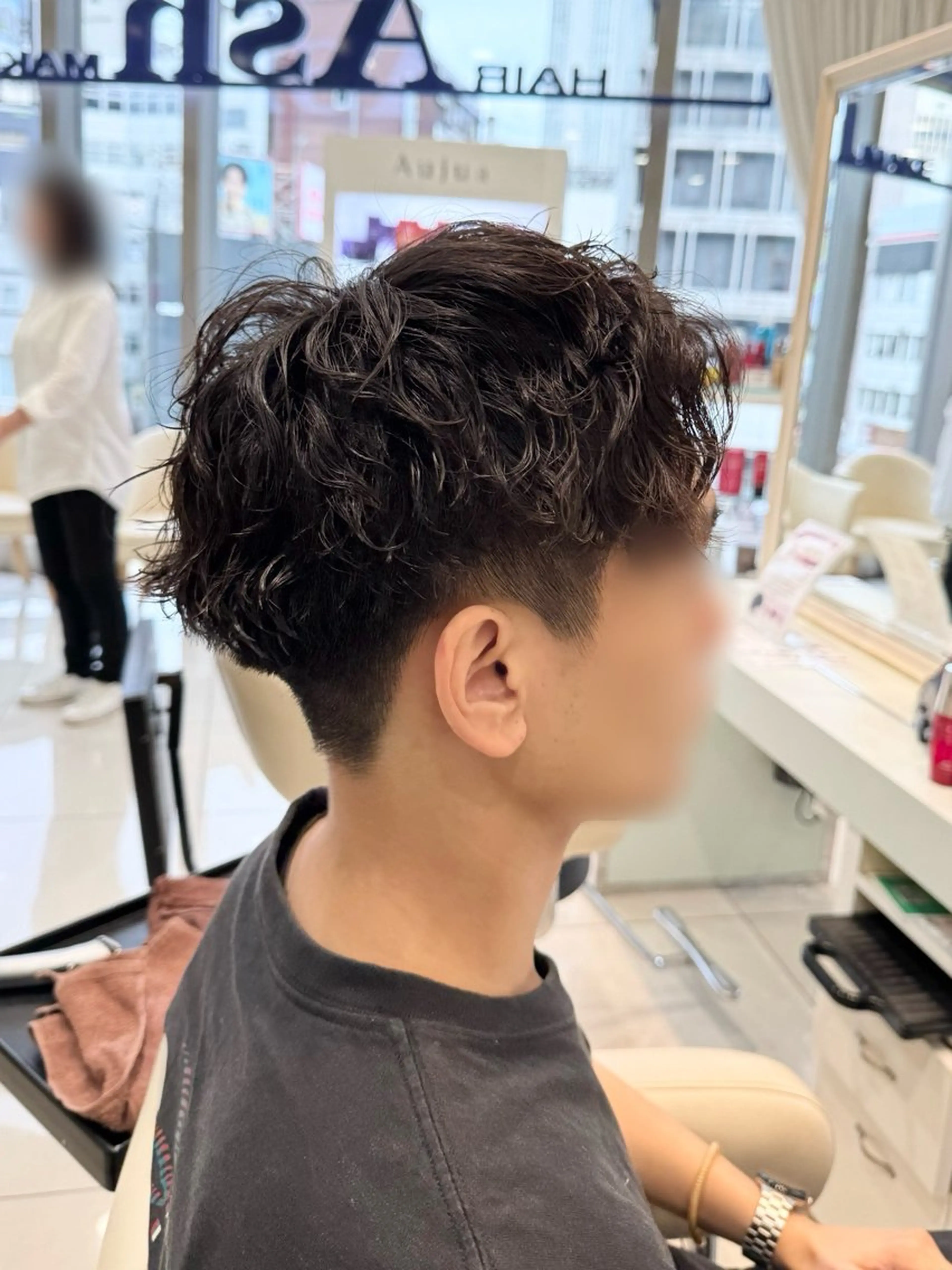 パーマ メンズ 【𝐀𝐬𝐡-池袋 】ひな 🎀💭のヘアスタイル