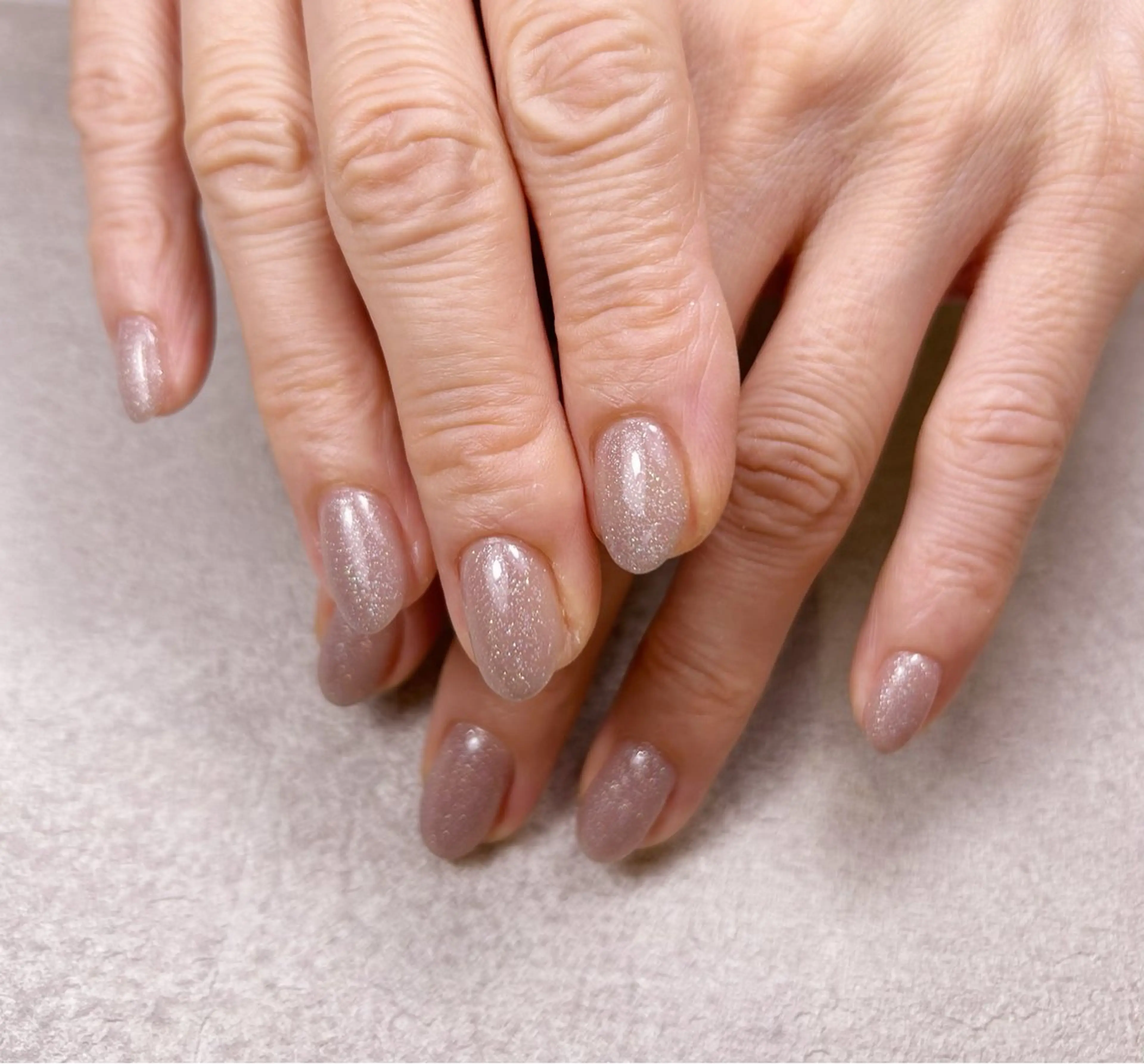 ネイル ラメ(グリッター) ワンカラーネイル Nail joeiのネイルデザイン