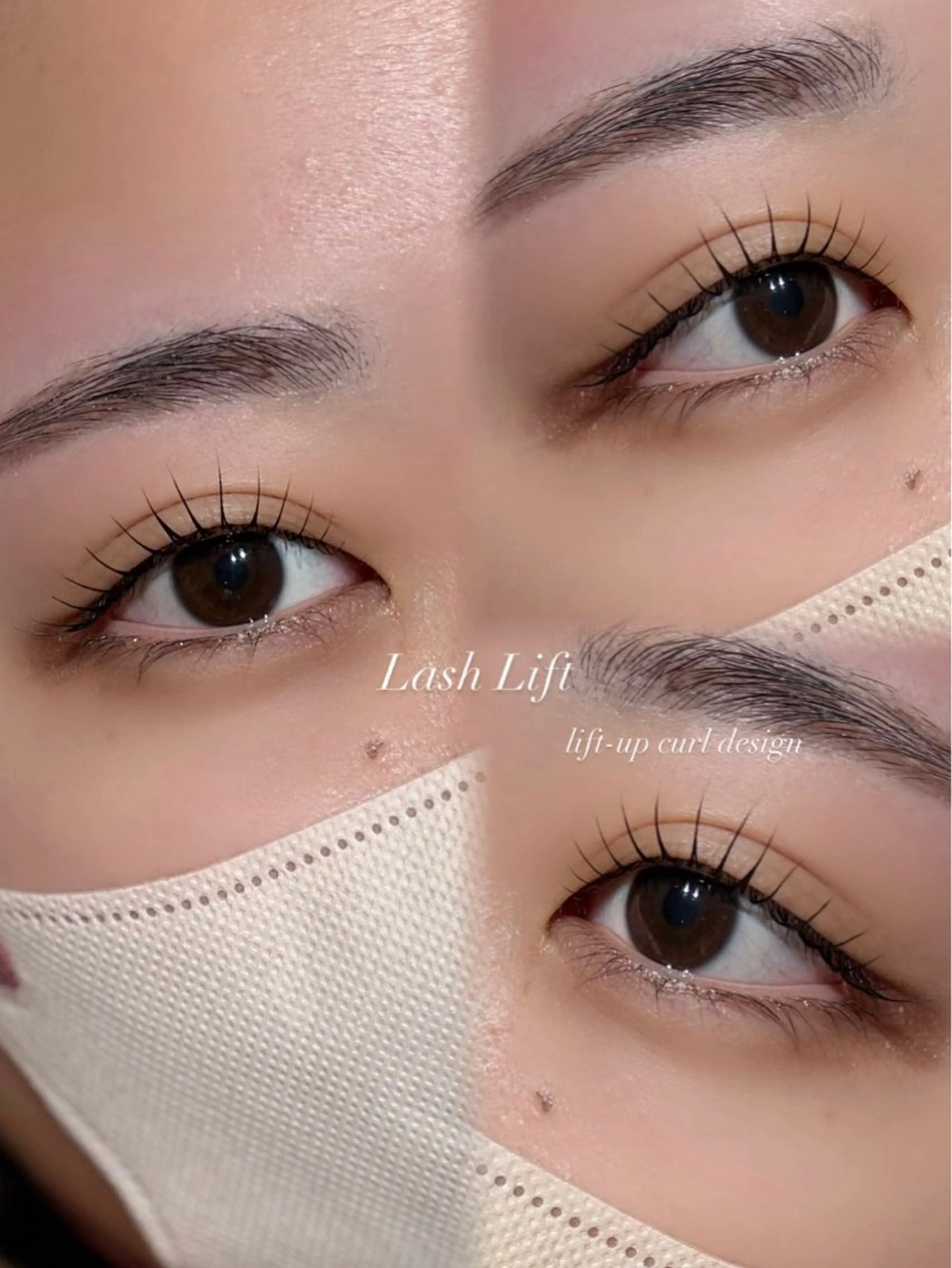 マツエク・マツパ 一重×まつ毛パーマ CreBiA かえで🪽🩵のマツエク・マツパデザイン