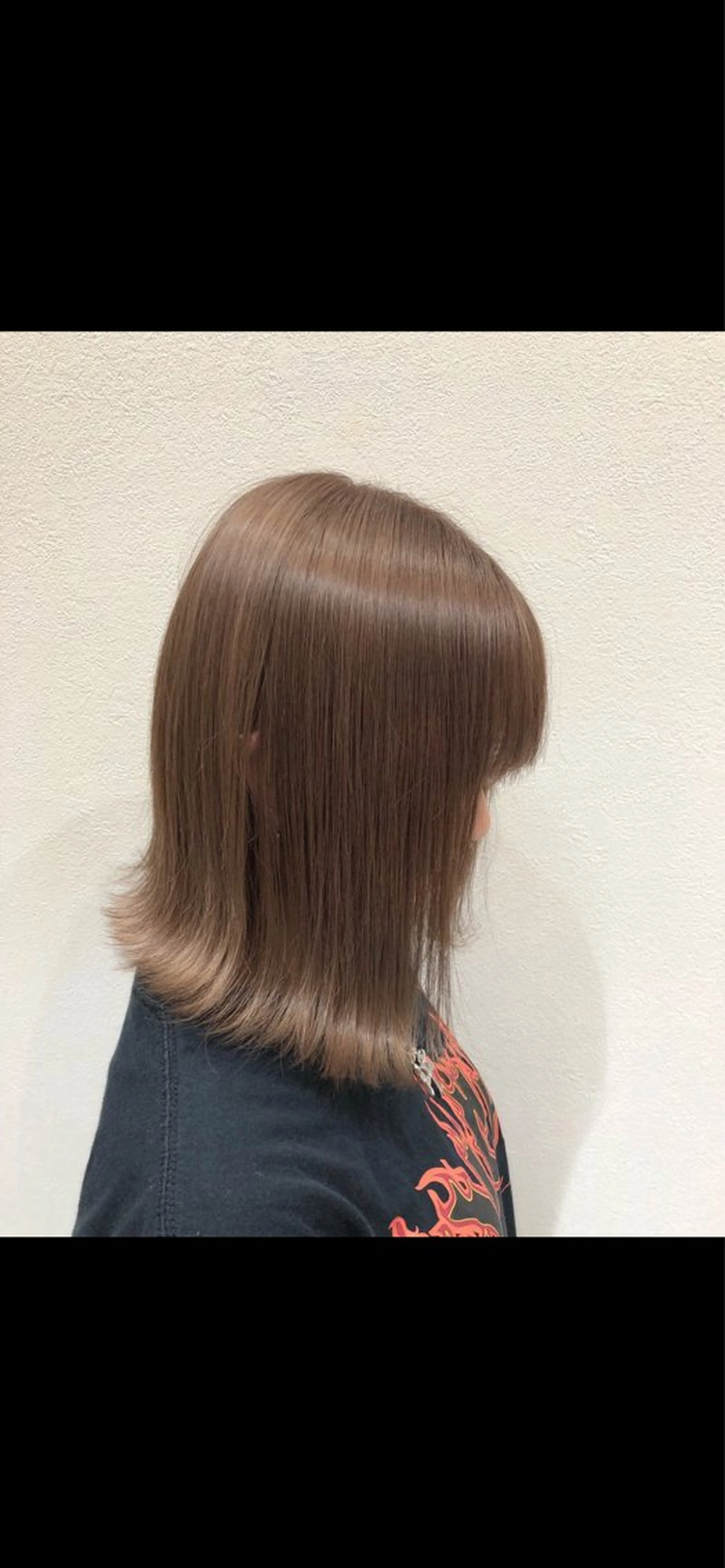 ミディアム カラー ベージュカラー ボブ ハイトーン/似合わせ 🎗️山内のヘアスタイル